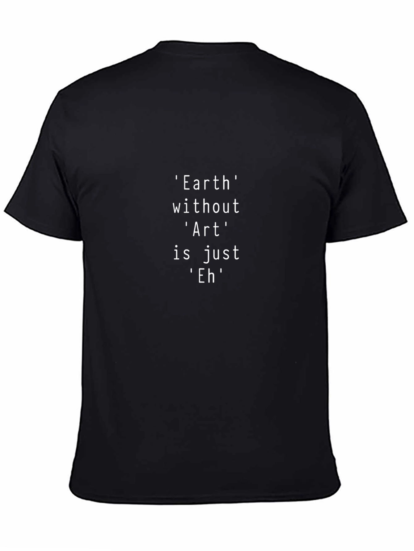 Camiseta Negra con Frase Inspiradora