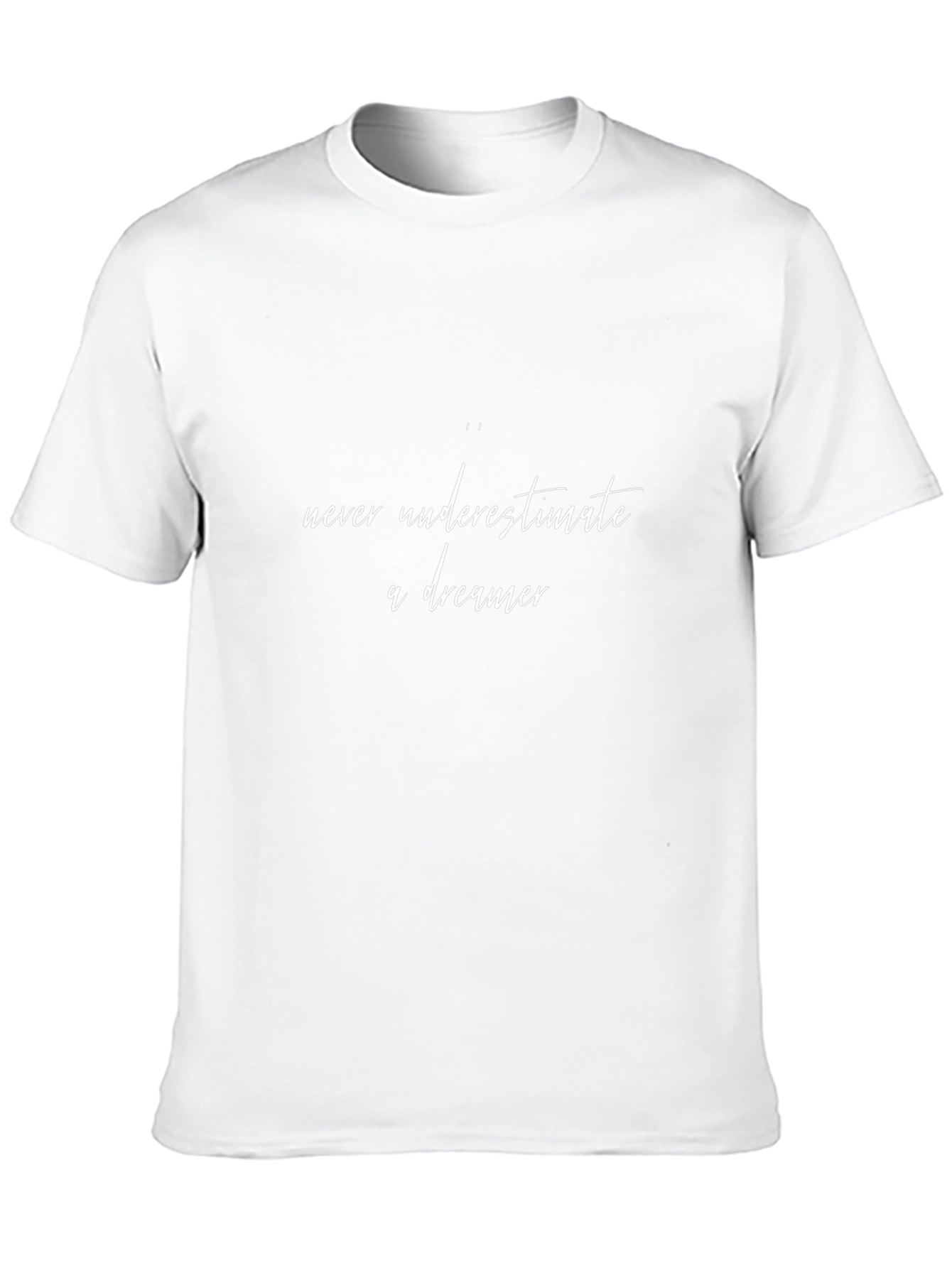 Camiseta Negra: Nunca Subestimes a un Soñador