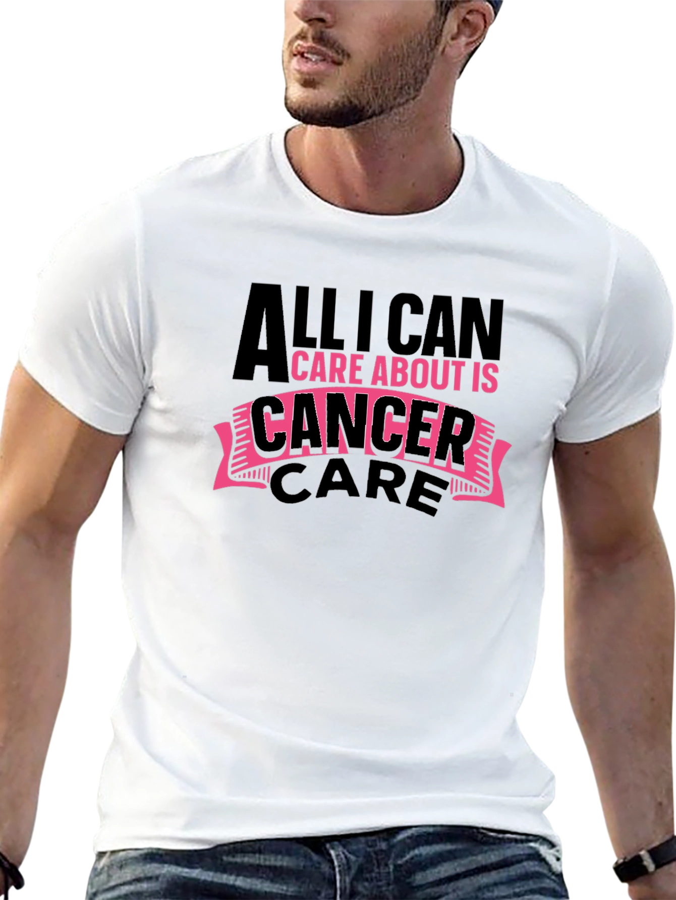 Camiseta Negra Apoyo Cáncer