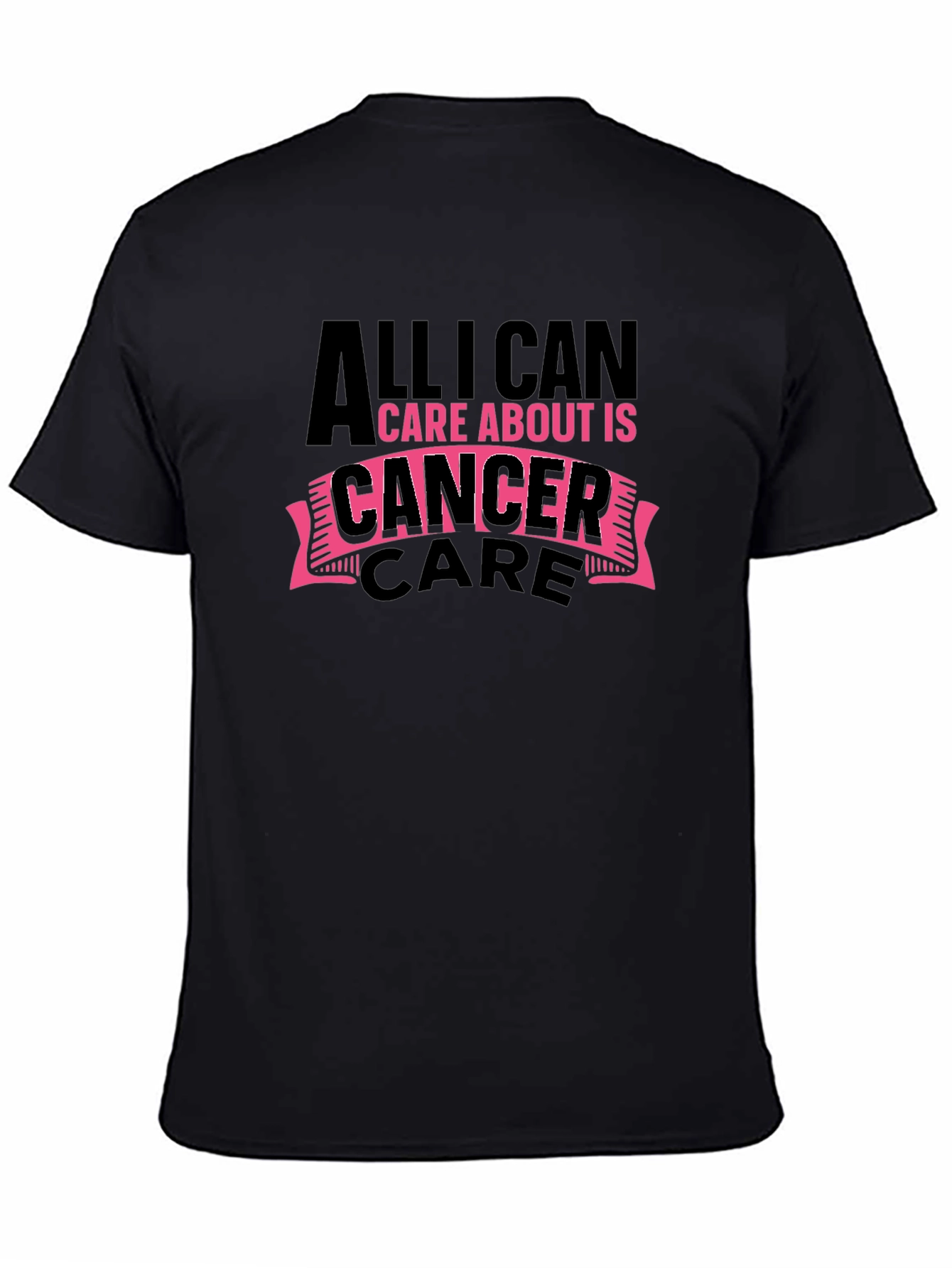 Camiseta Negra Apoyo Cáncer