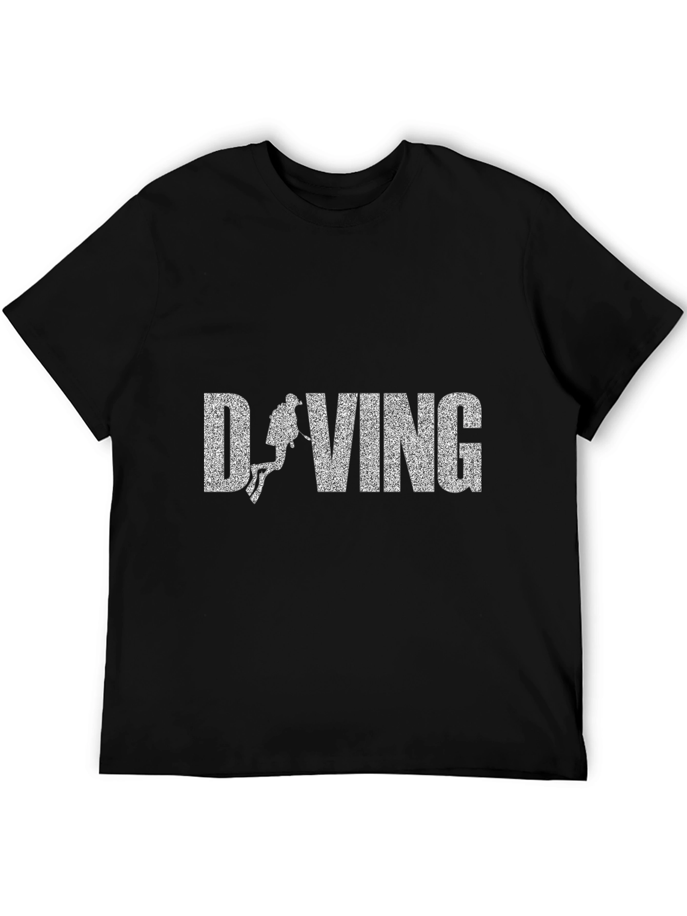 Camiseta Negra Diving para Amantes del Buceo