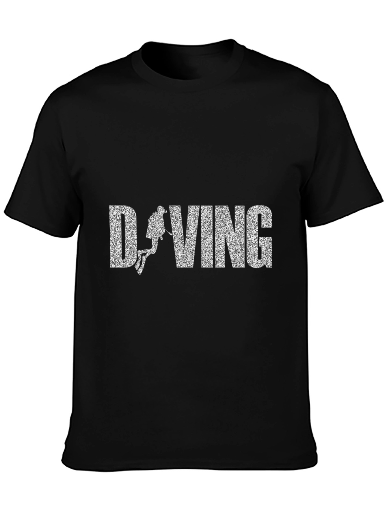 Camiseta Negra Diving para Amantes del Buceo
