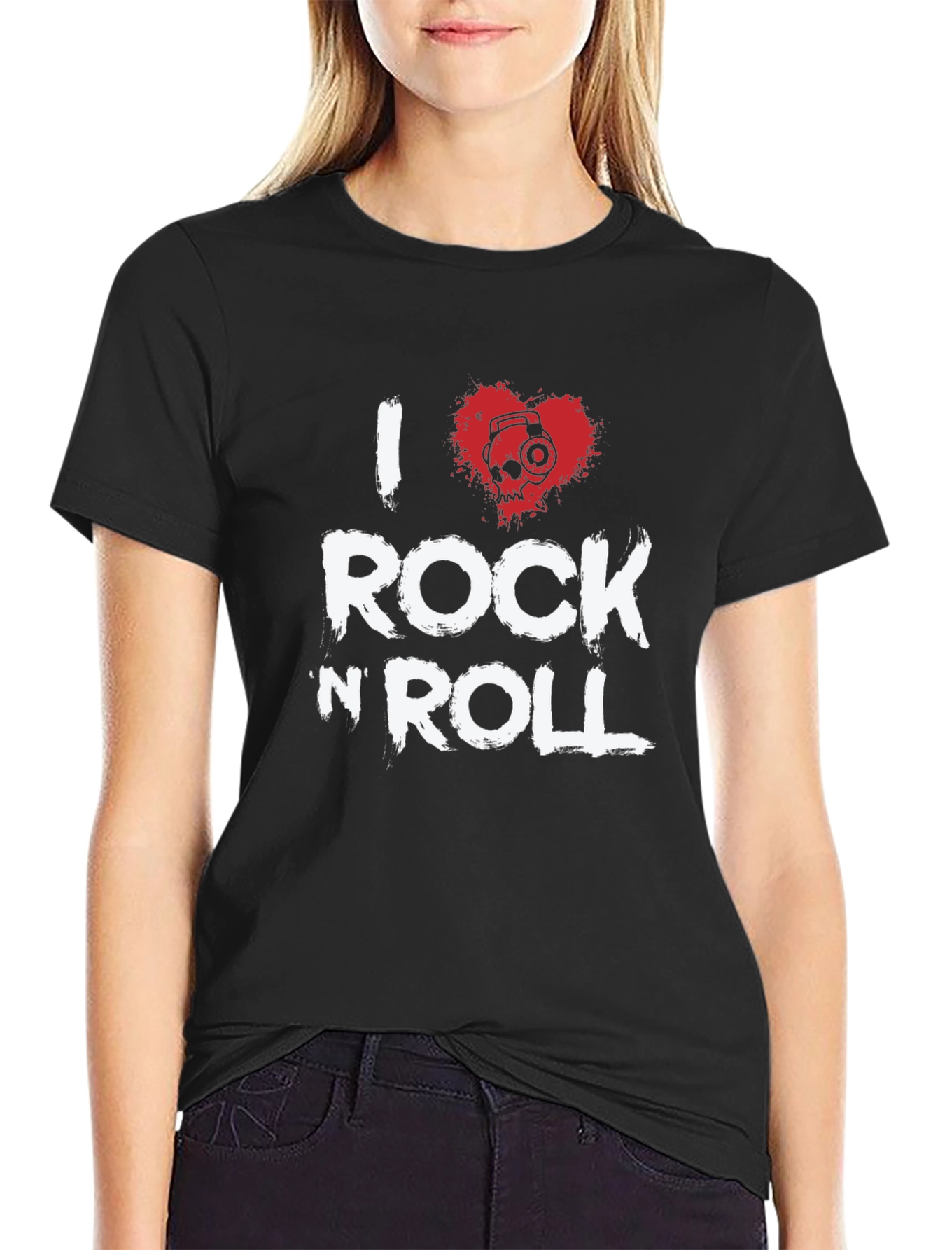Camiseta Negra I Rock n Roll