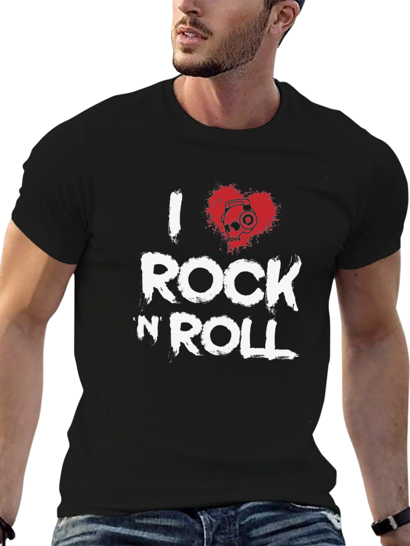 Camiseta Negra I Rock n Roll