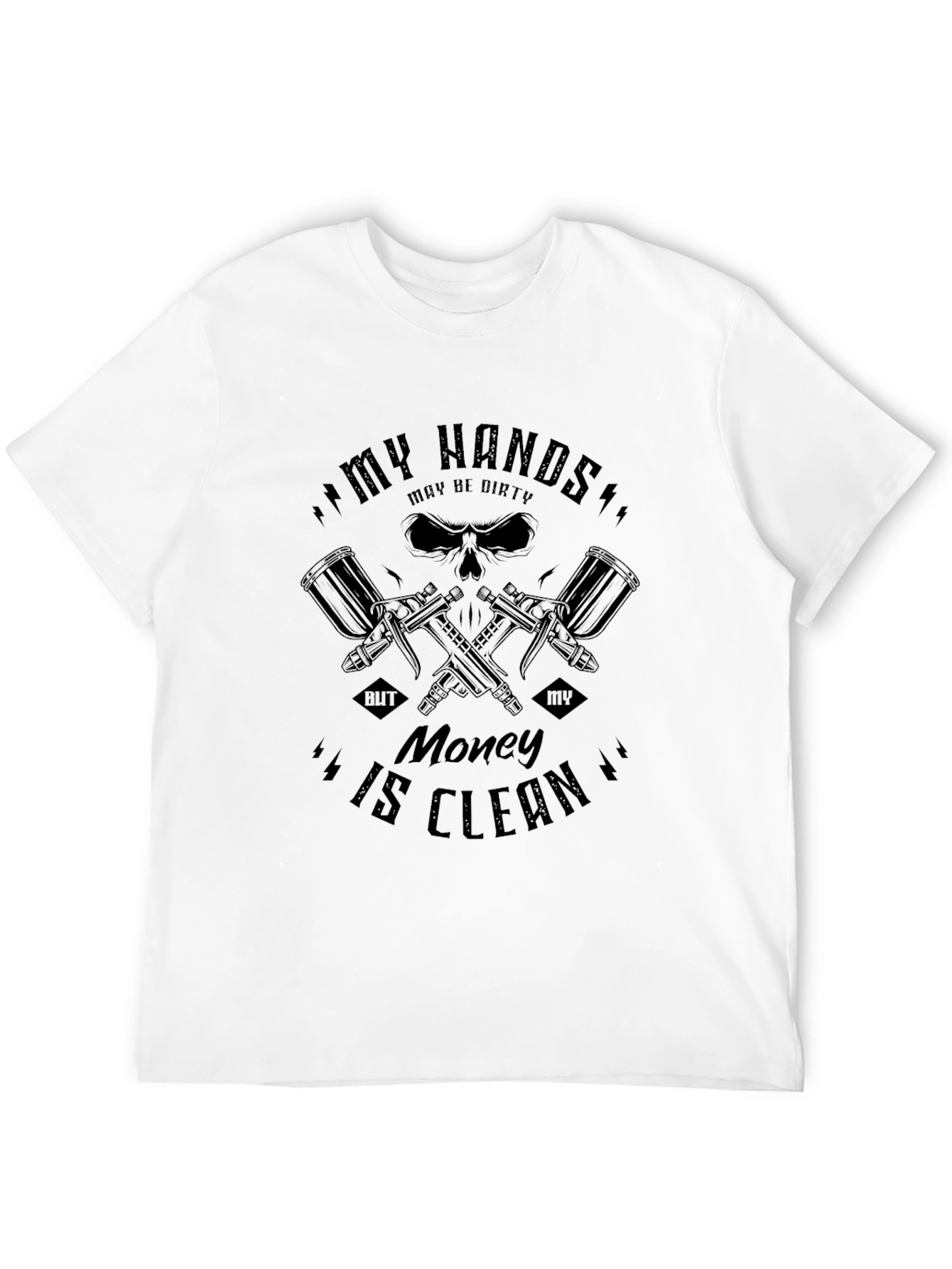 Camiseta Negra: Mis Manos Sucias Dinero Limpio