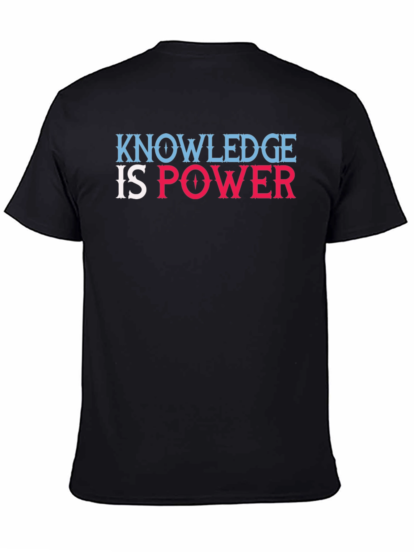 Camiseta Negra Knowledge is Power