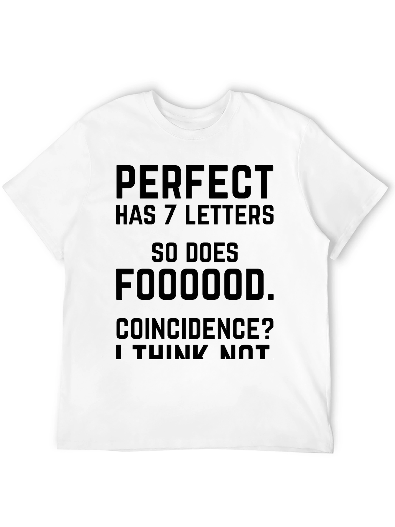 Camiseta Divertida Perfect y Comida