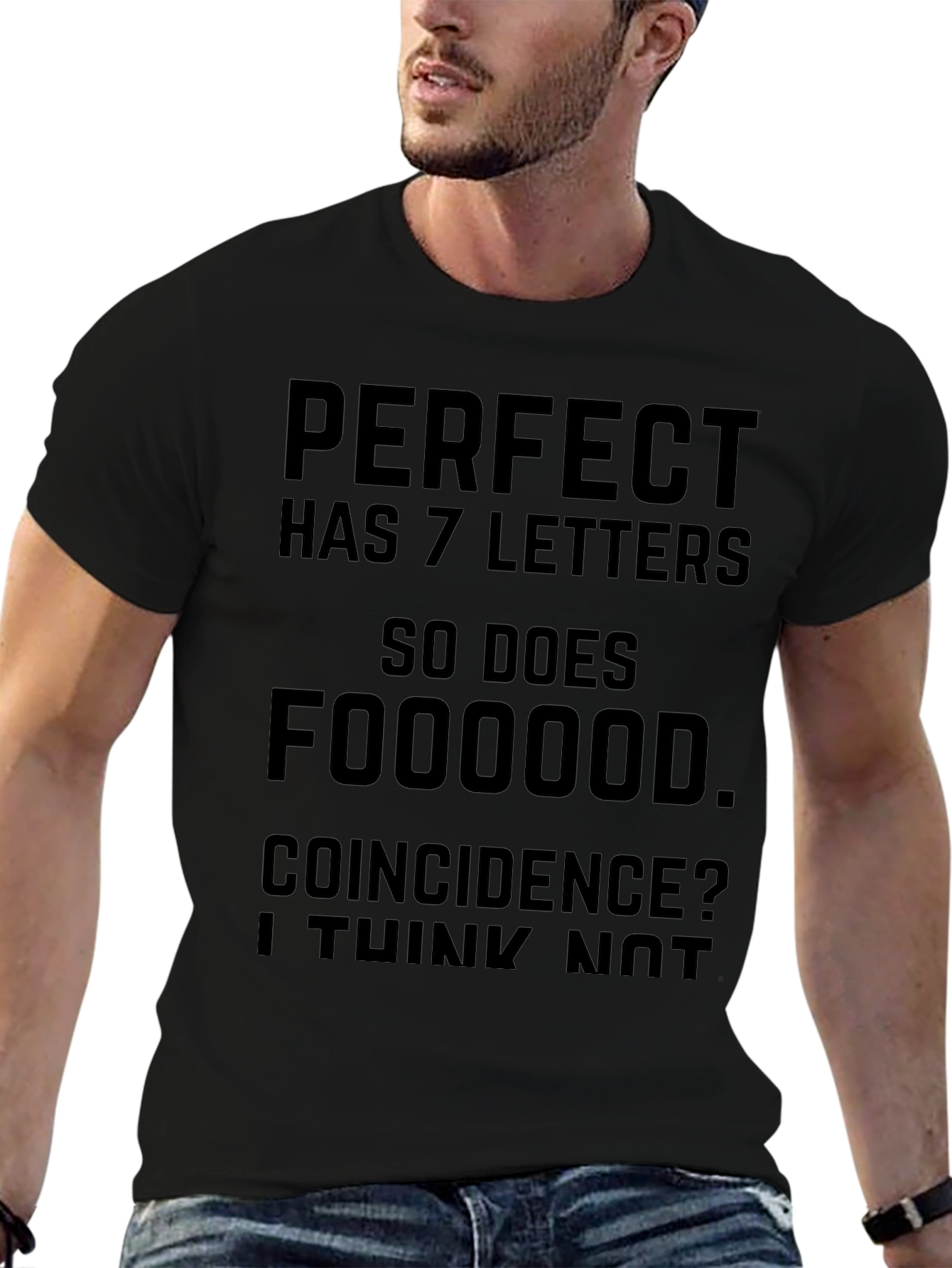 Camiseta Divertida Perfect y Comida