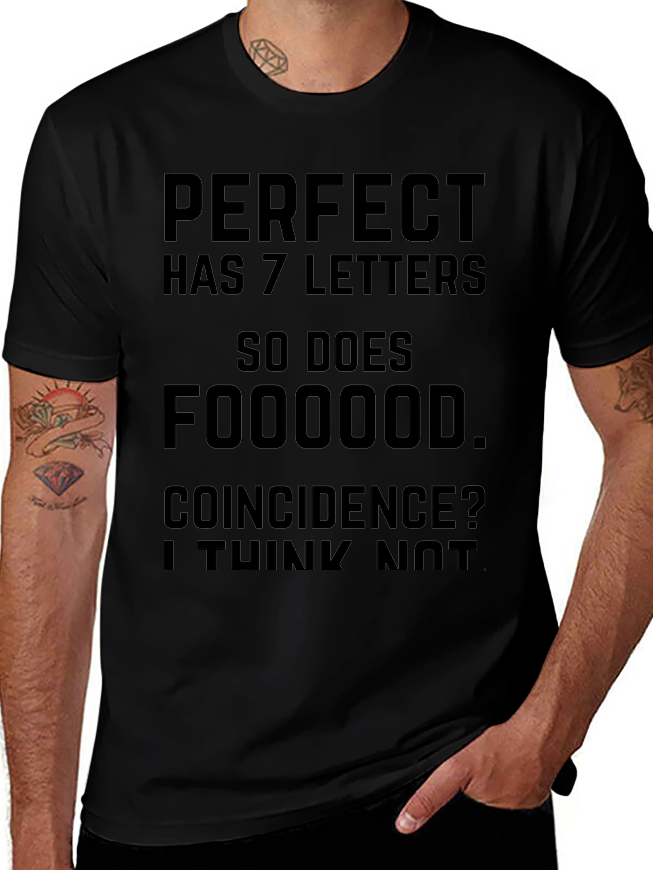 Camiseta Divertida Perfect y Comida