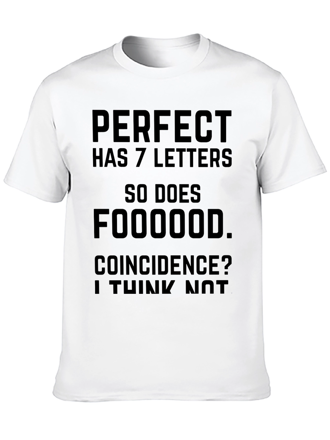 Camiseta Divertida Perfect y Comida