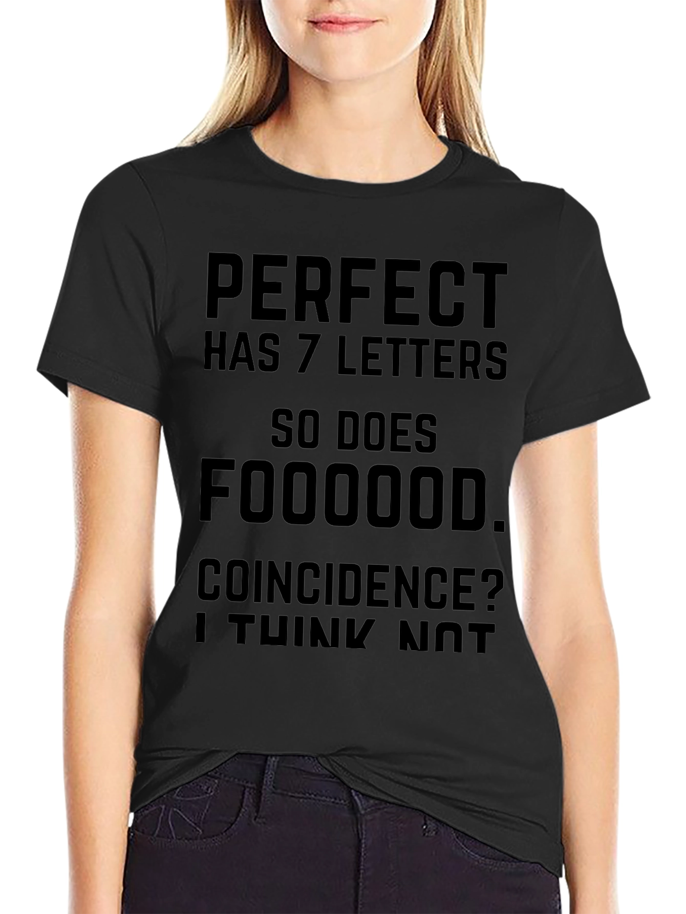 Camiseta Divertida Perfect y Comida