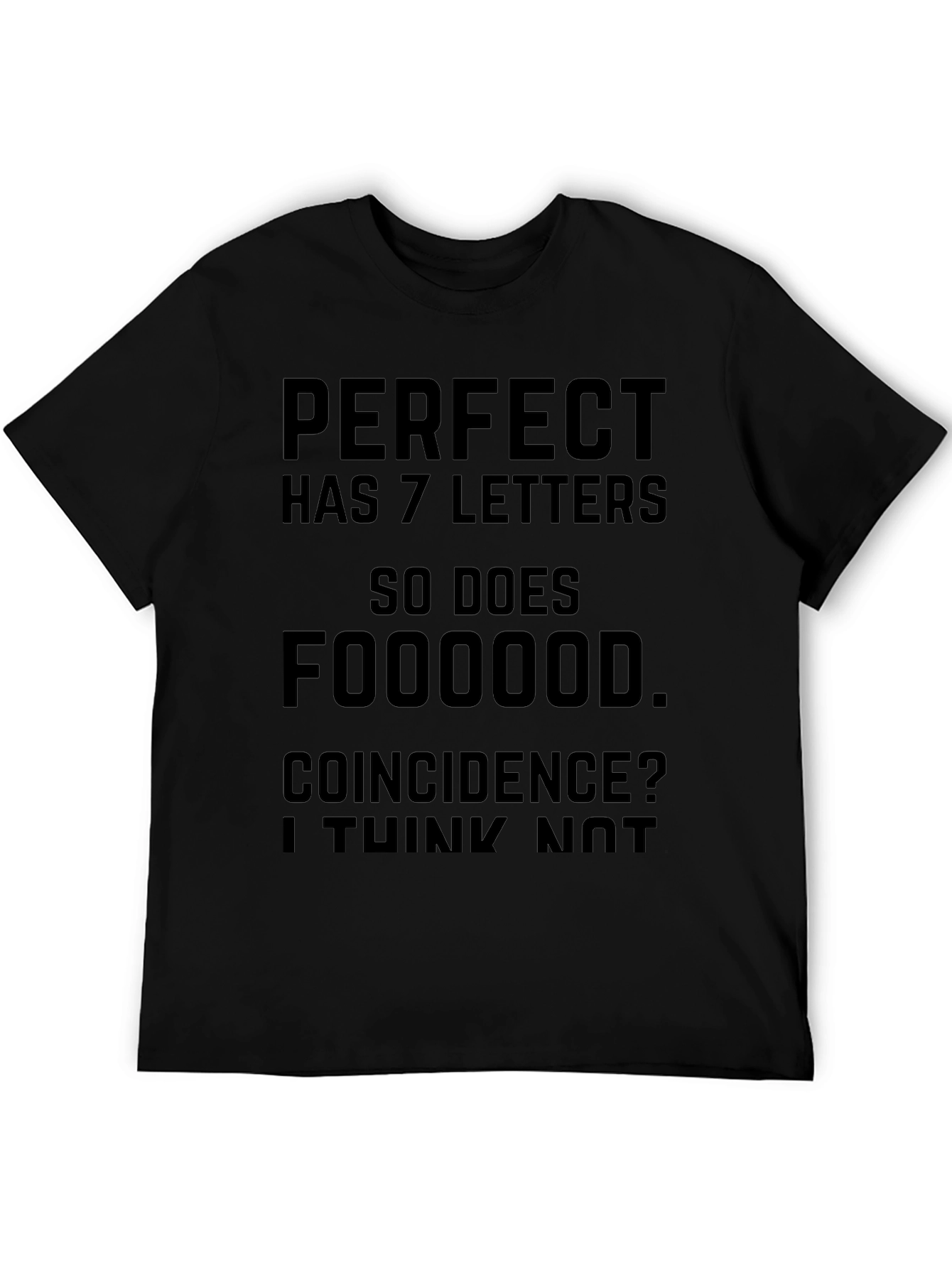 Camiseta Divertida Perfect y Comida
