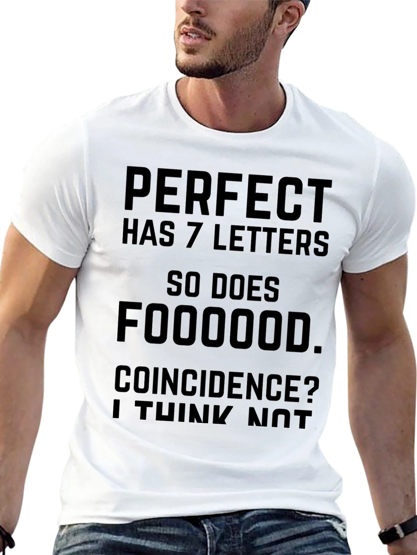 Camiseta Divertida Perfect y Comida