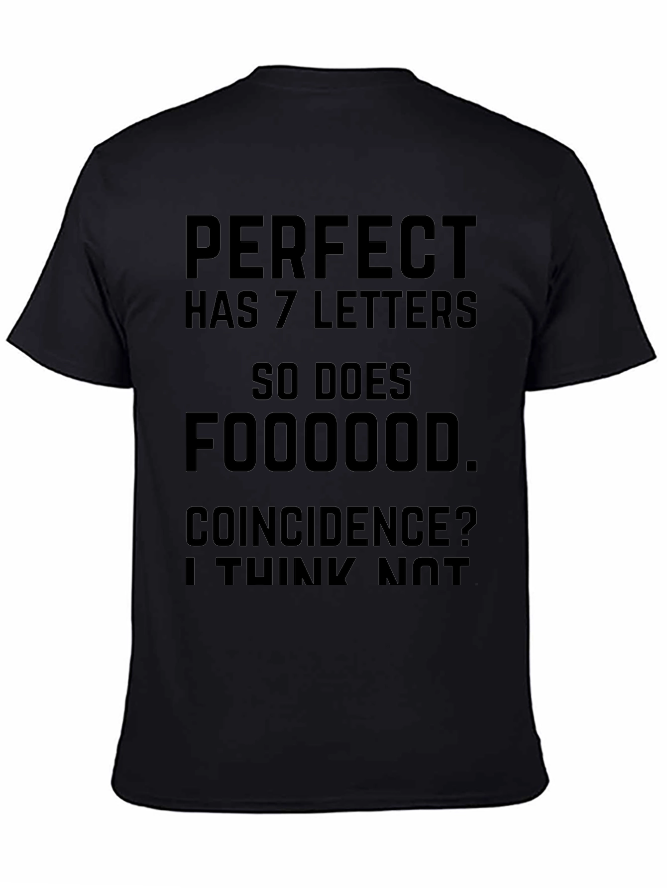 Camiseta Divertida Perfect y Comida