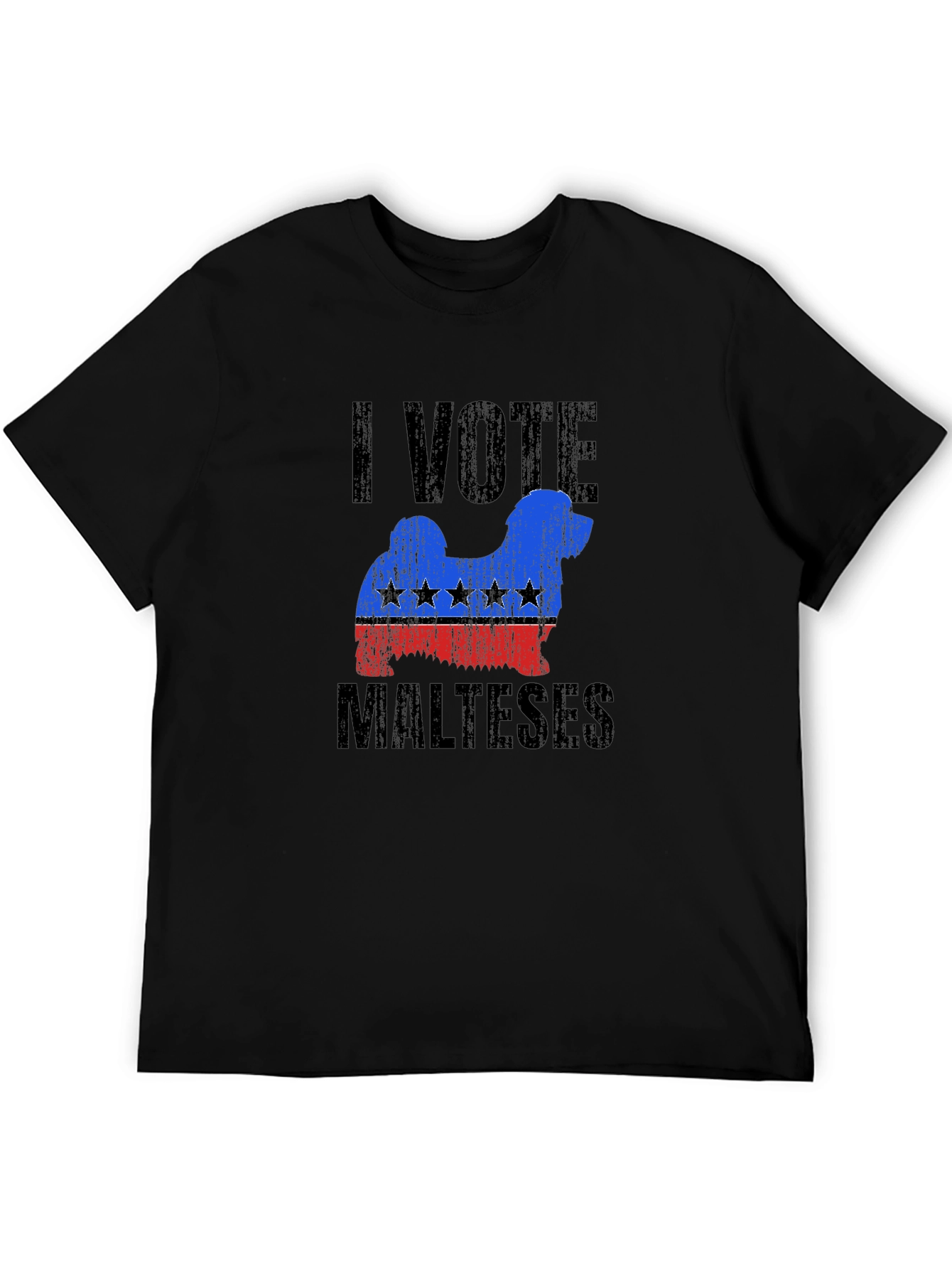 Camiseta Yo Voto Maltés - Diseño Patriótico Canino