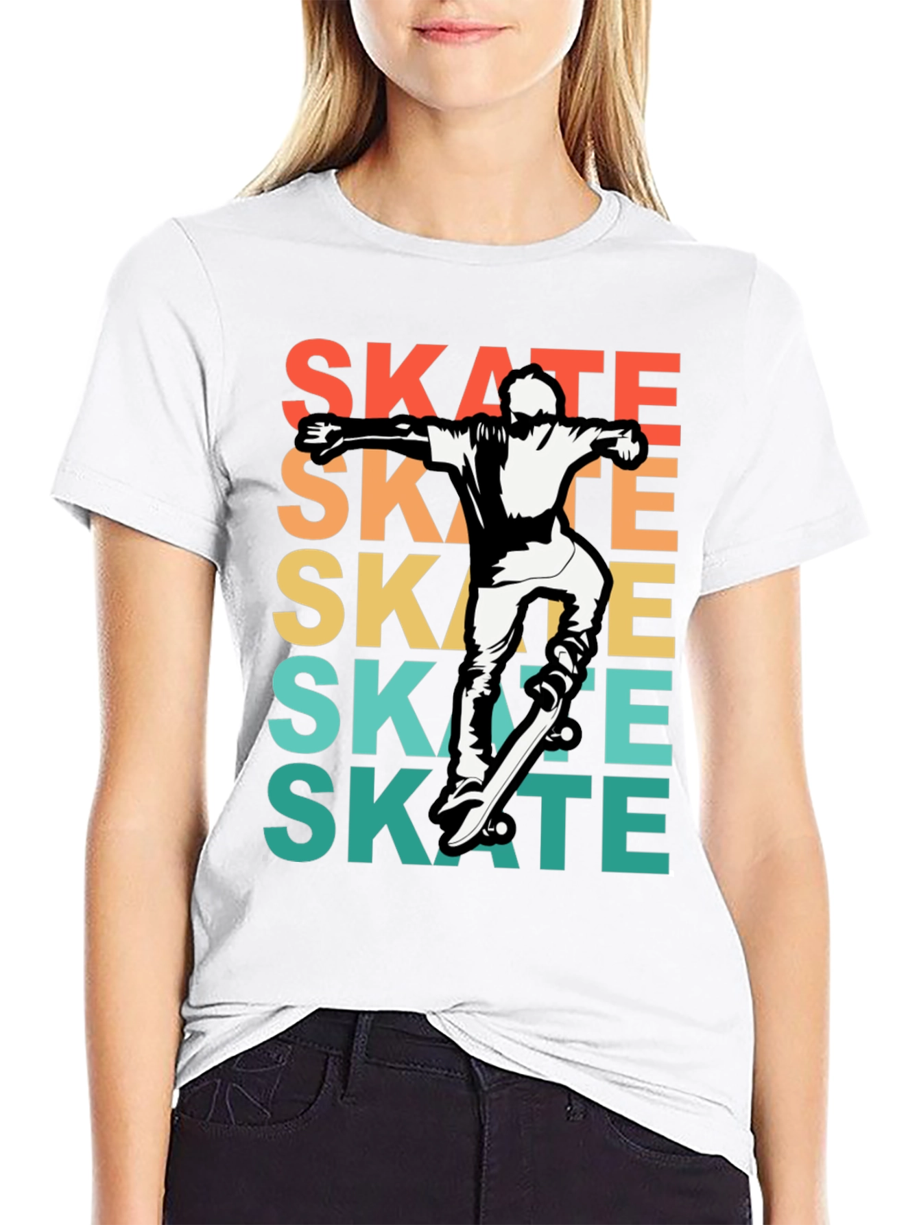 Camiseta Skate Retro para Hombre
