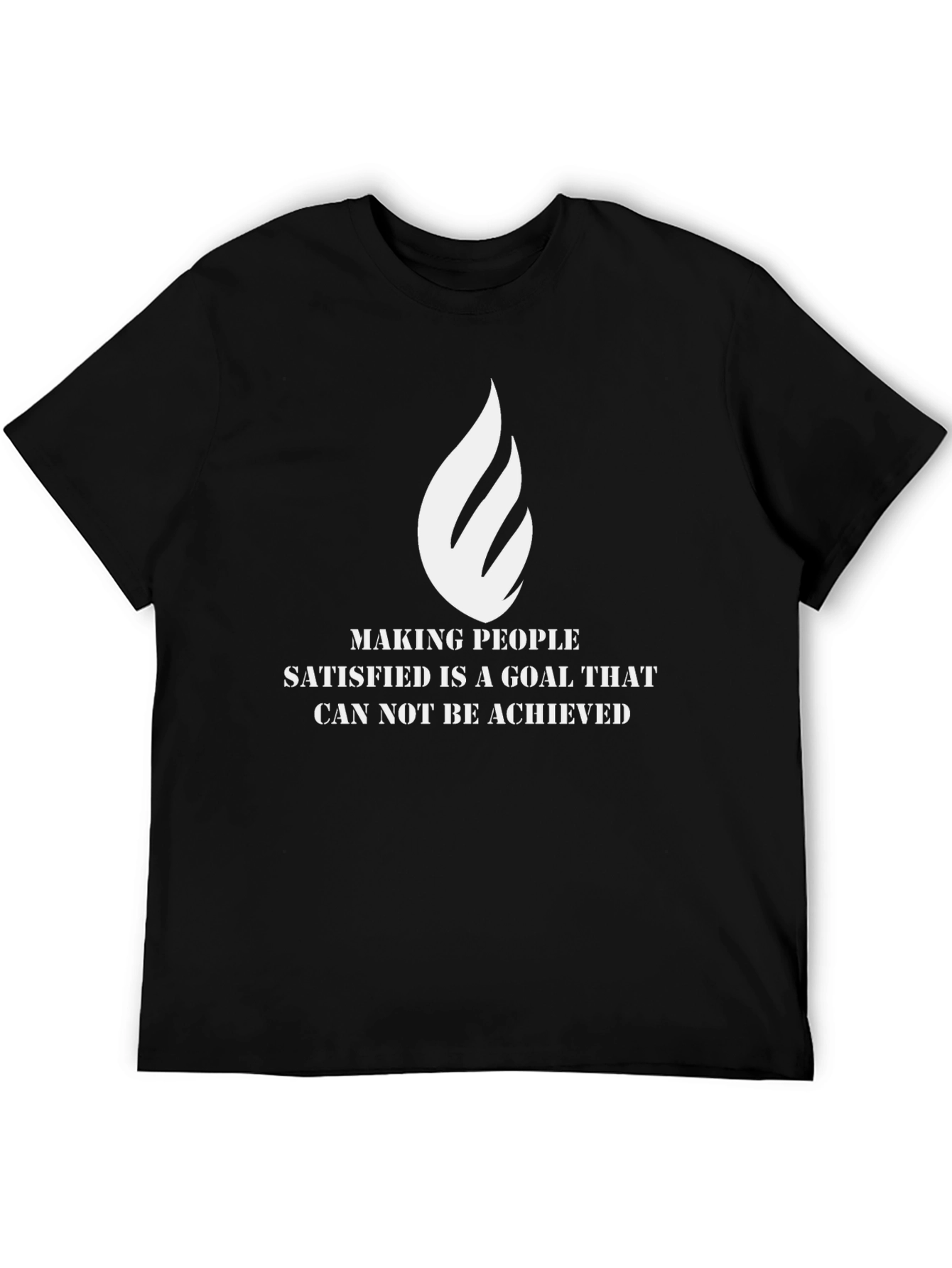 Camiseta Negra: Meta Inalcanzable