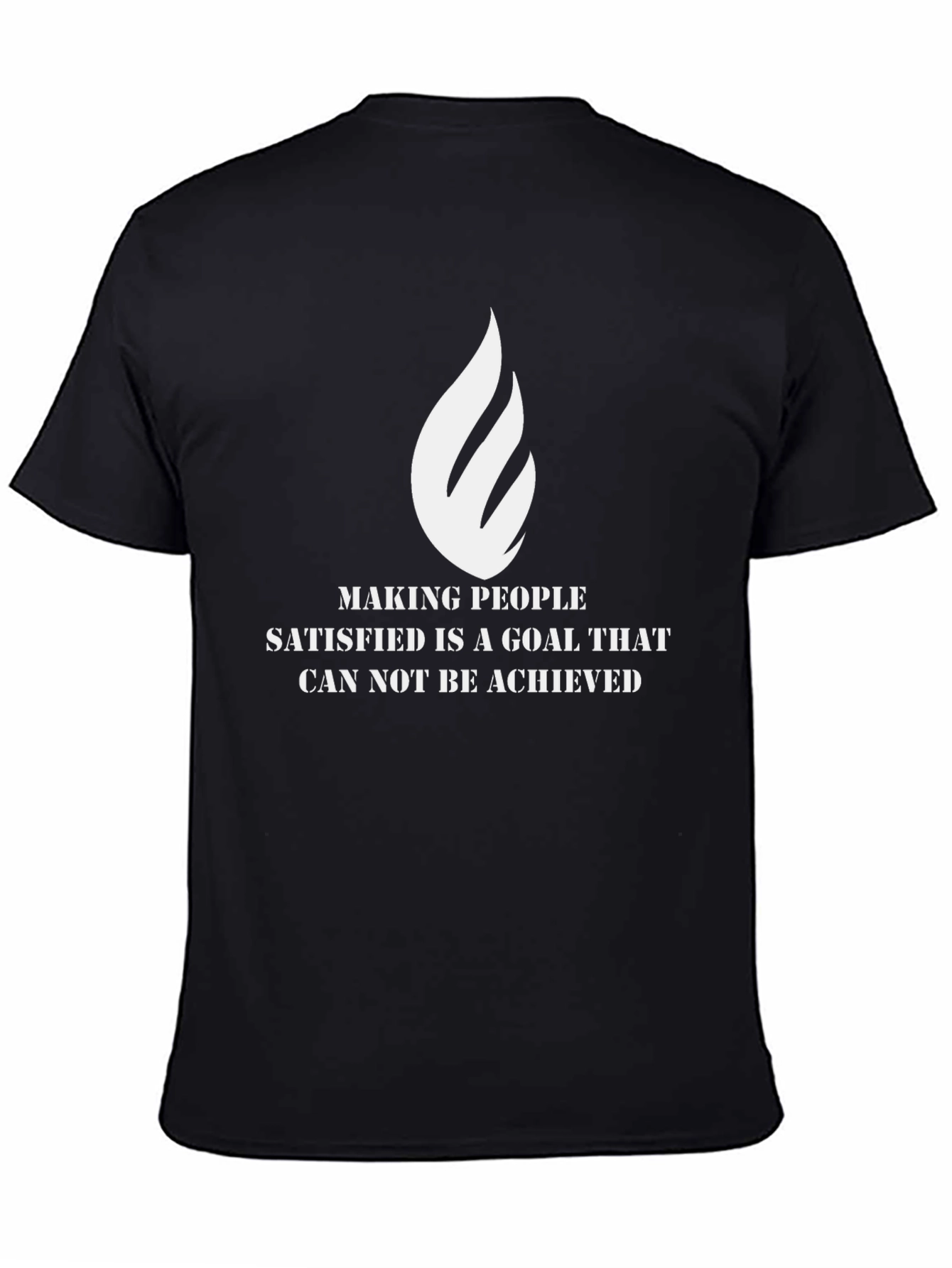 Camiseta Negra: Meta Inalcanzable