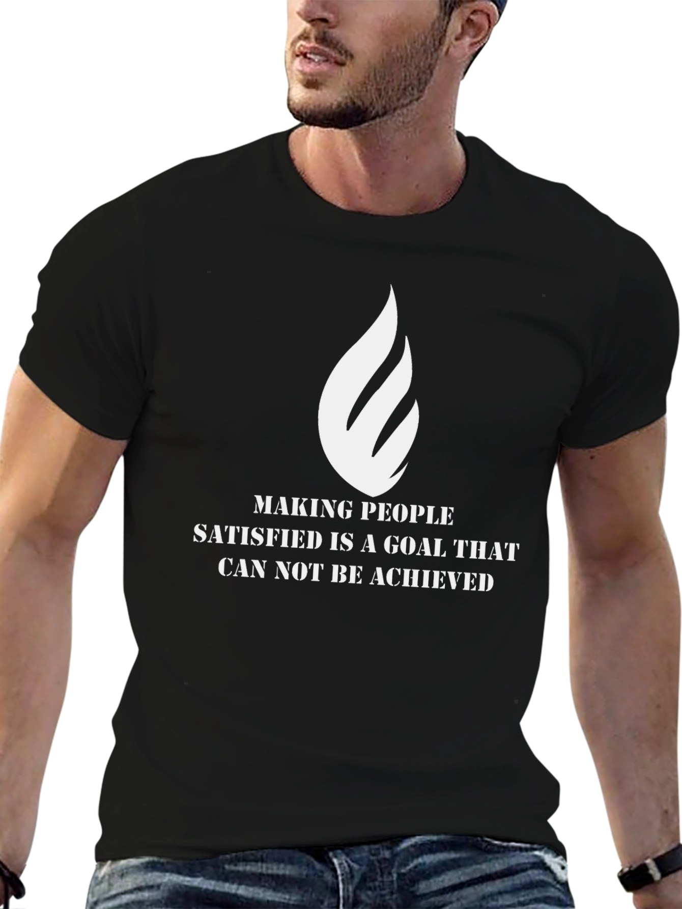Camiseta Negra: Meta Inalcanzable