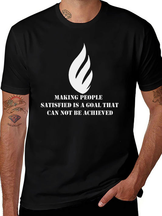 Camiseta Negra: Meta Inalcanzable