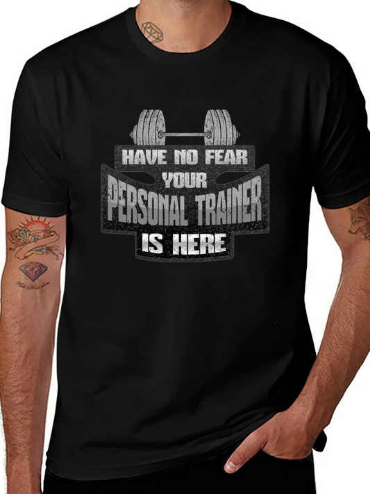 Camiseta Negra: ¡Tu Entrenador Personal Está Aquí!