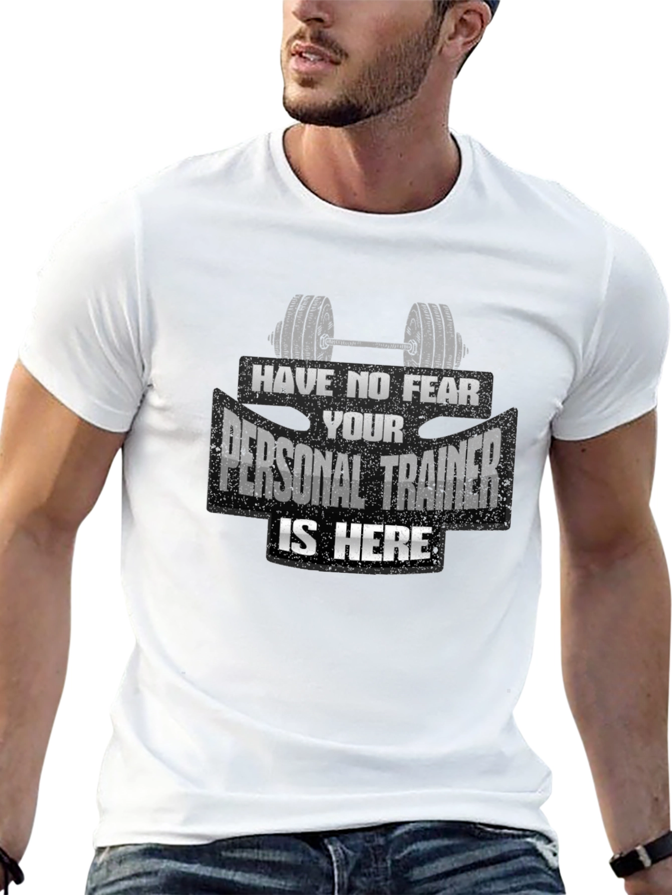 Camiseta Negra: ¡Tu Entrenador Personal Está Aquí!