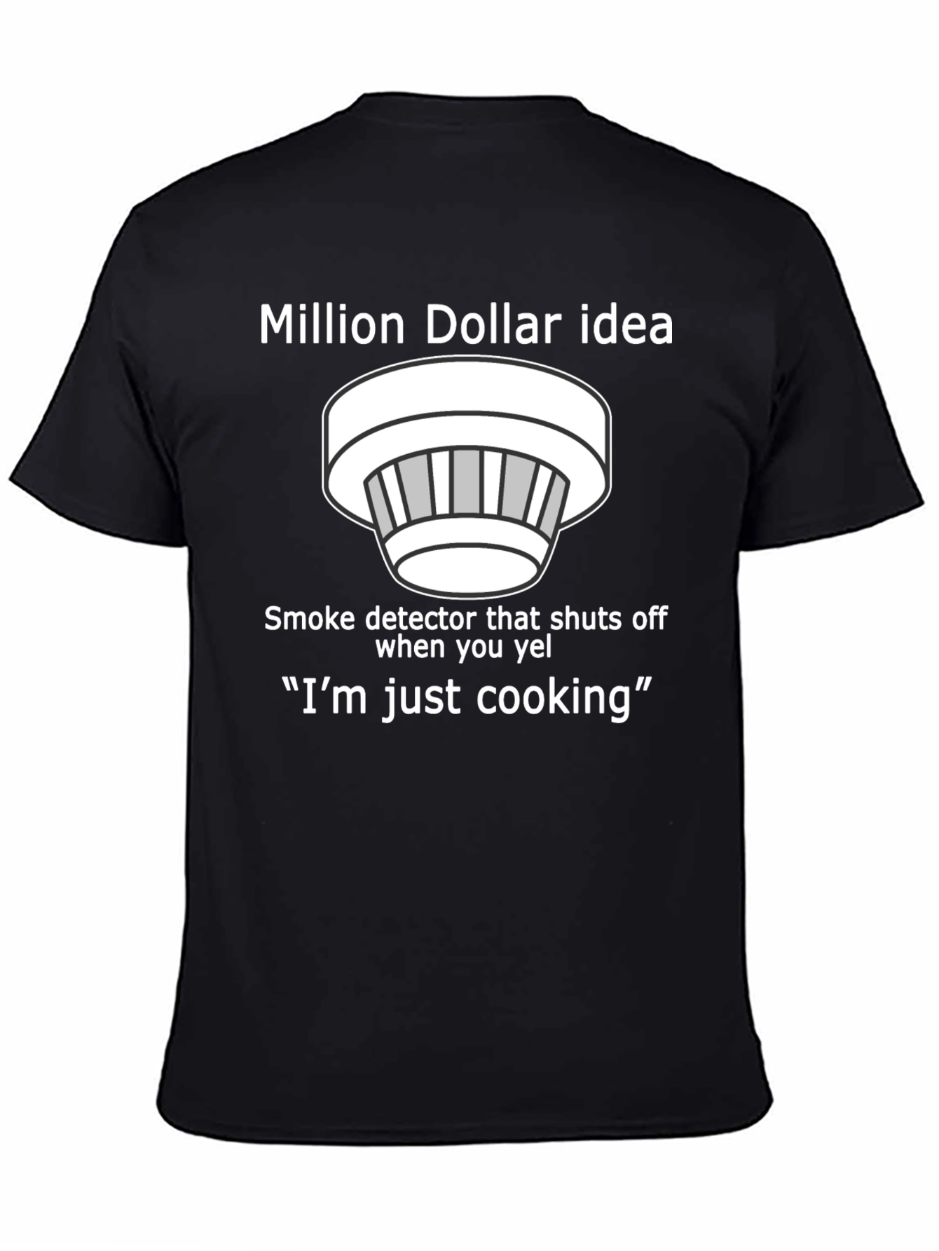 Camiseta Idea Millonaria Detector de Humo Cocina