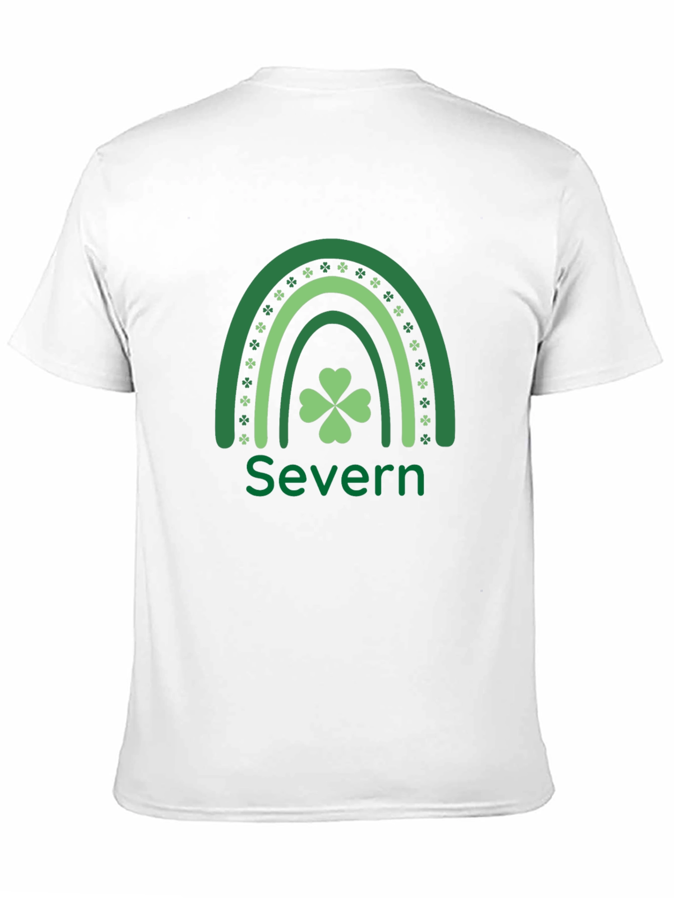 Camiseta Negra Trébol Irlandés Severn