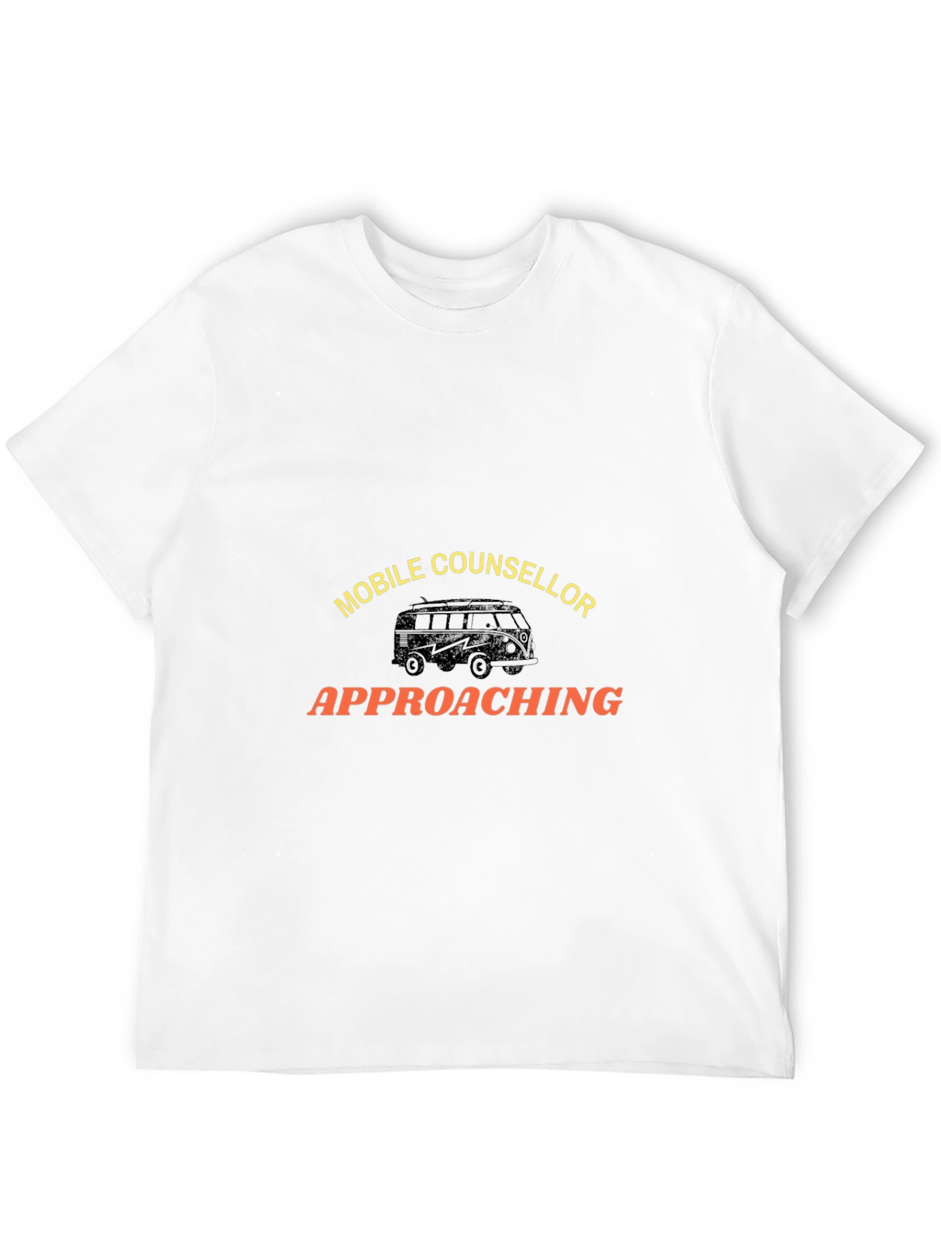 Camiseta Negra Mobile Counselor Approaching