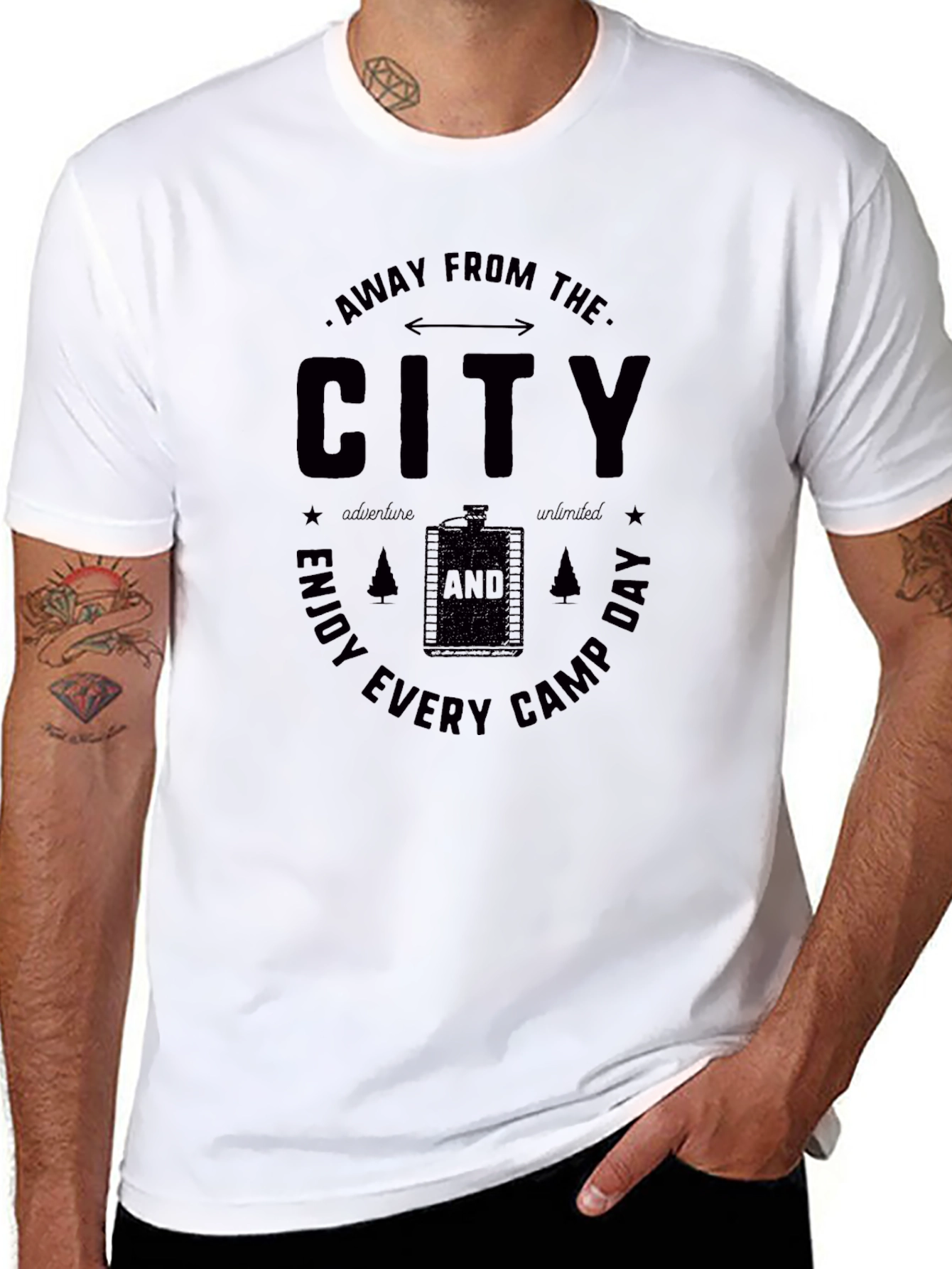 Camiseta Negra Away From The City