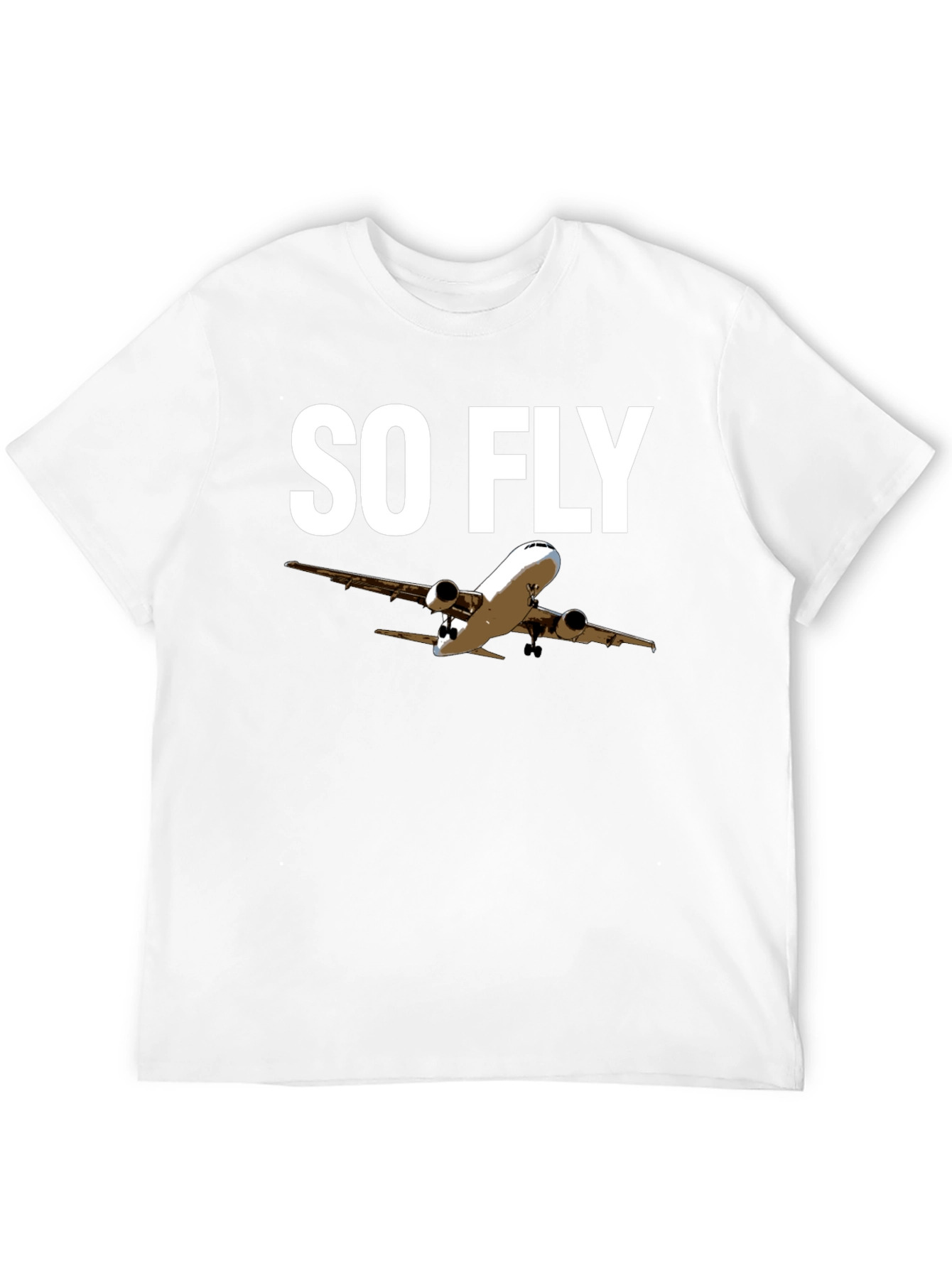 Camiseta Negra So Fly Avión