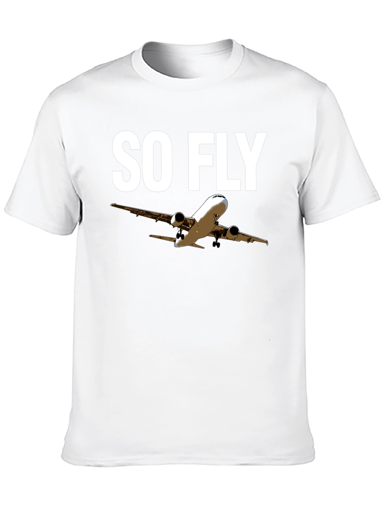 Camiseta Negra So Fly Avión