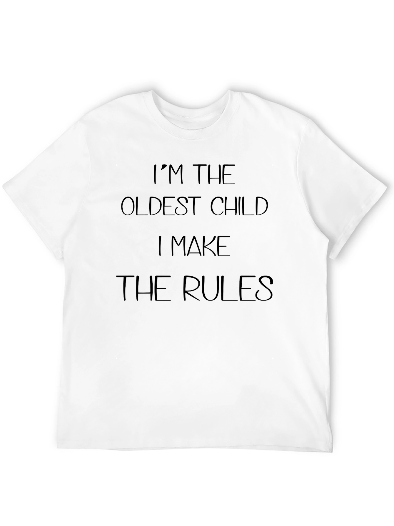 Camiseta Negra: El Hijo Mayor Hace las Reglas