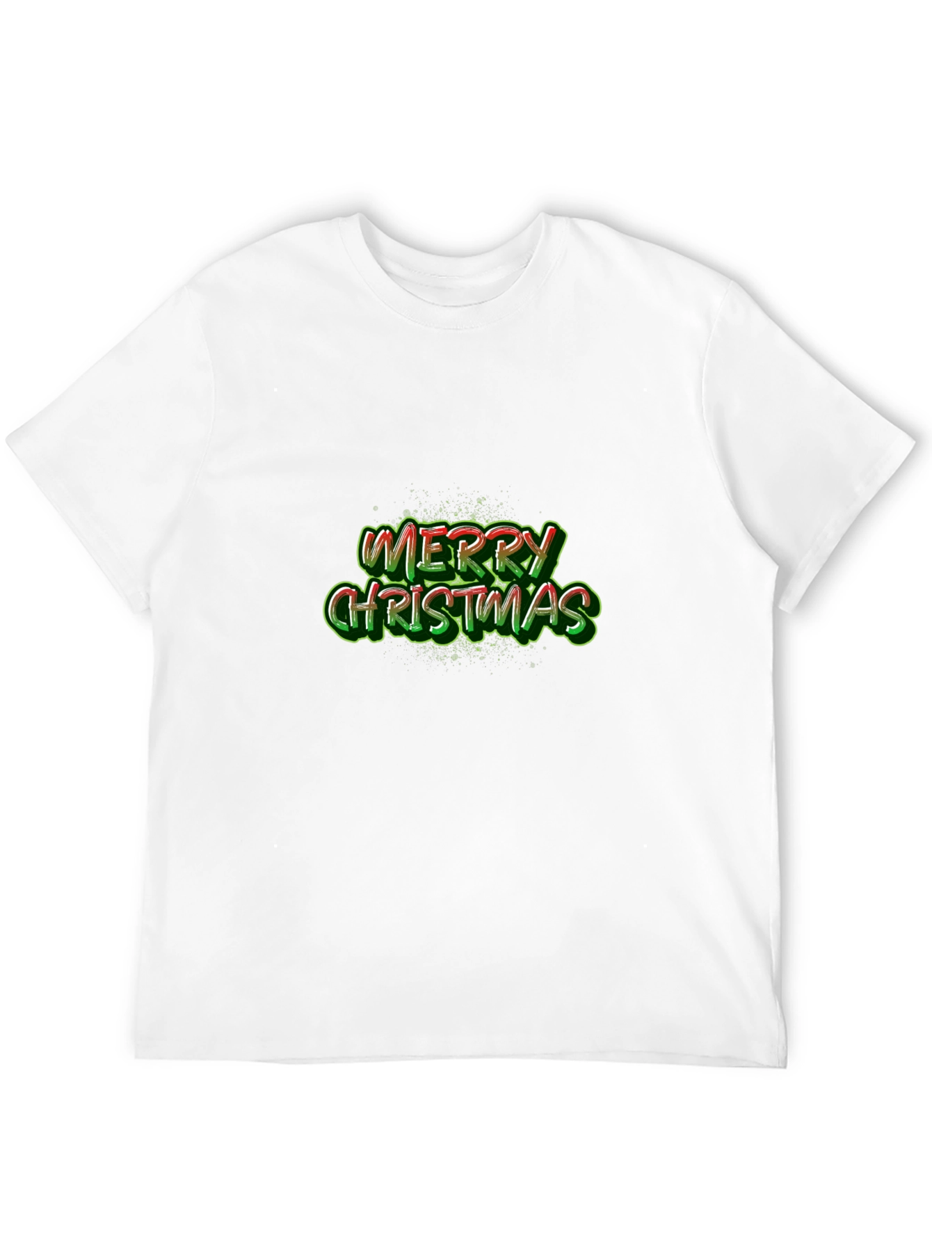 Camiseta Negra Feliz Navidad para Hombre