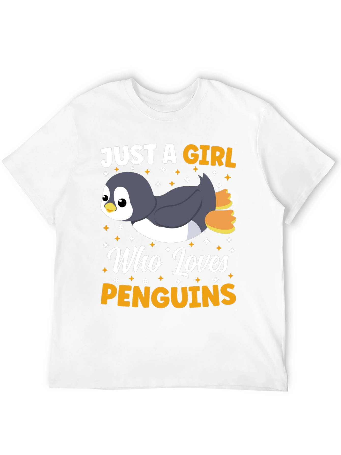Camiseta Negra Diseño Penguin Lovers
