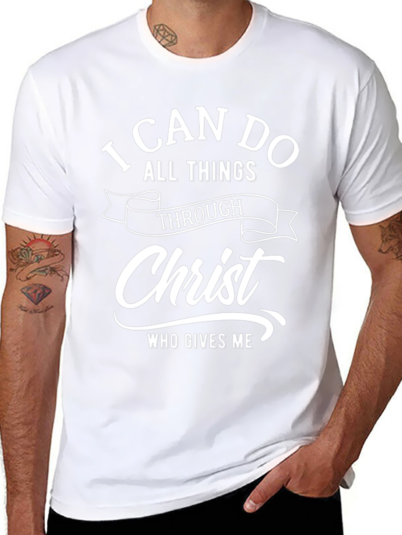 Camiseta Cristiana: Todo lo Puedo en Cristo