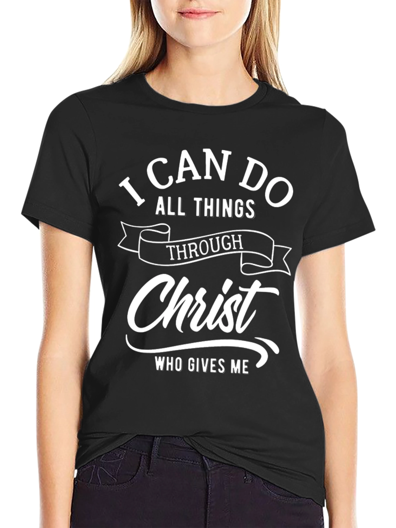 Camiseta Cristiana: Todo lo Puedo en Cristo