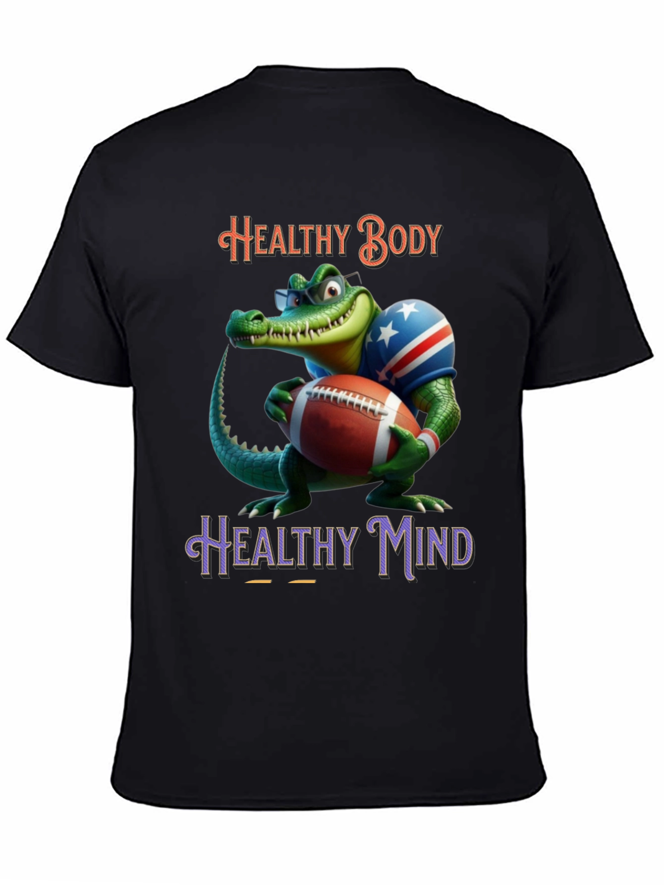 Camiseta con Cocodrilo Deportista