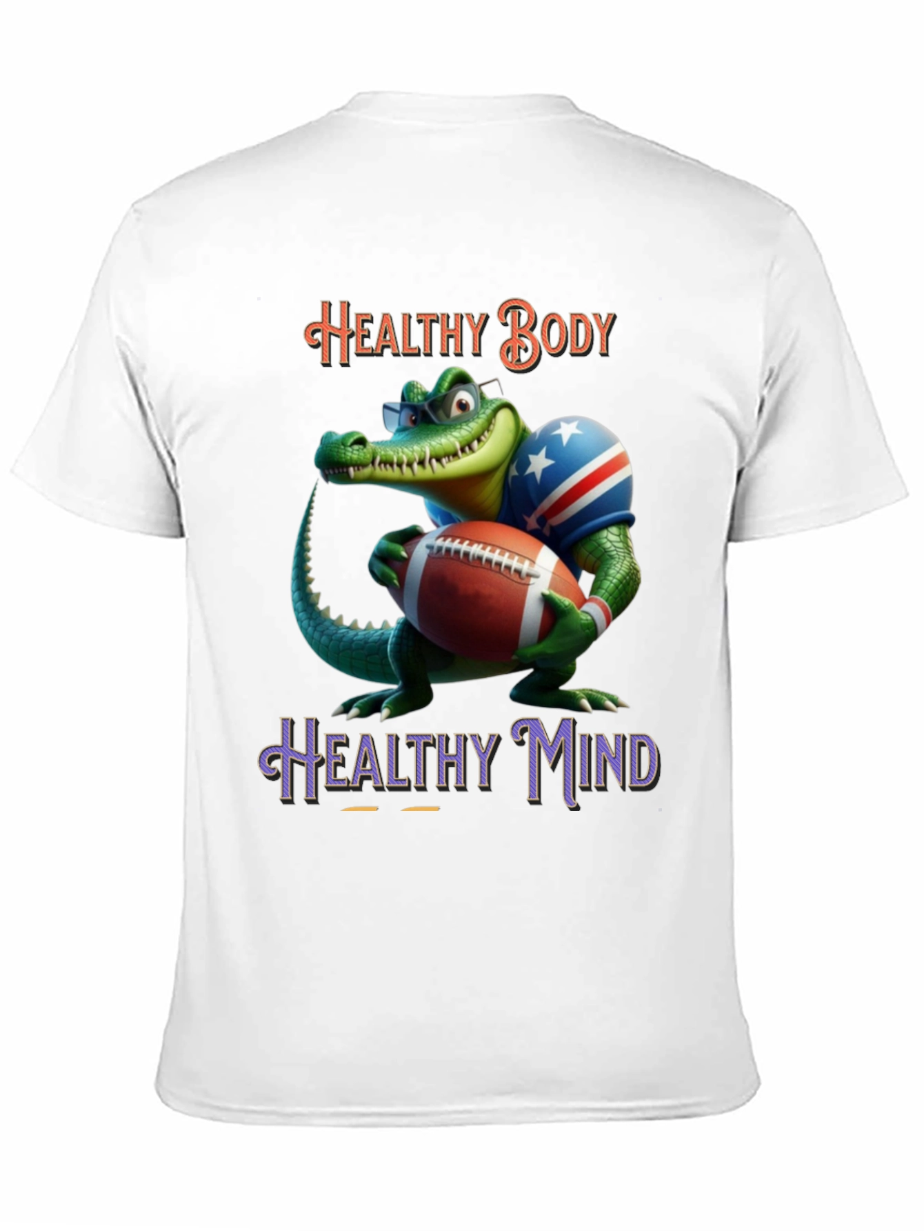 Camiseta con Cocodrilo Deportista