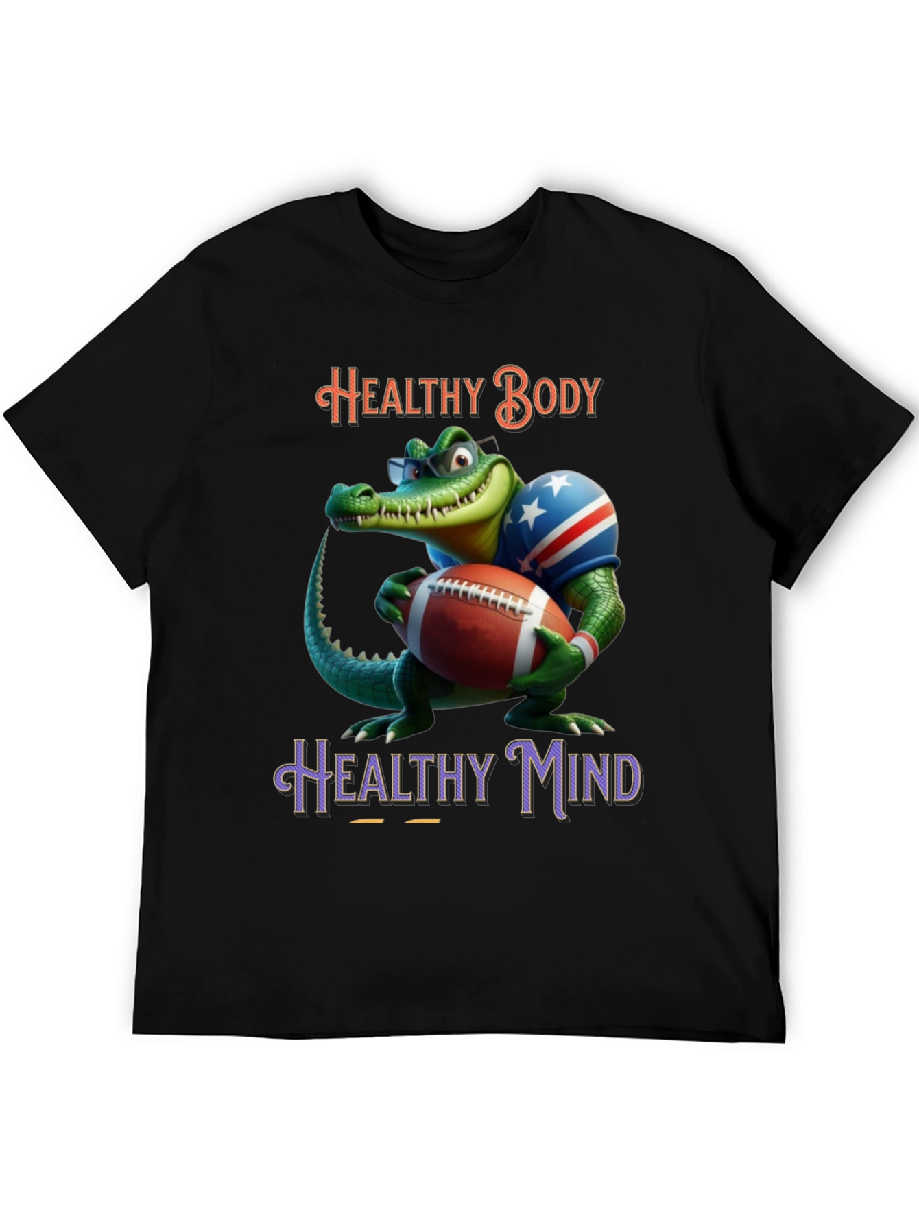 Camiseta con Cocodrilo Deportista