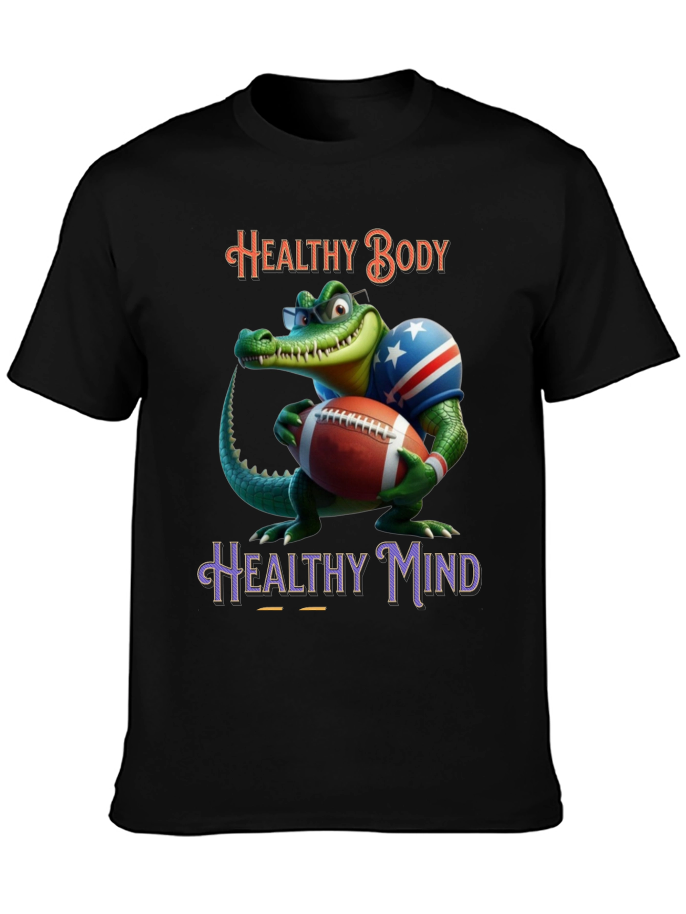 Camiseta con Cocodrilo Deportista