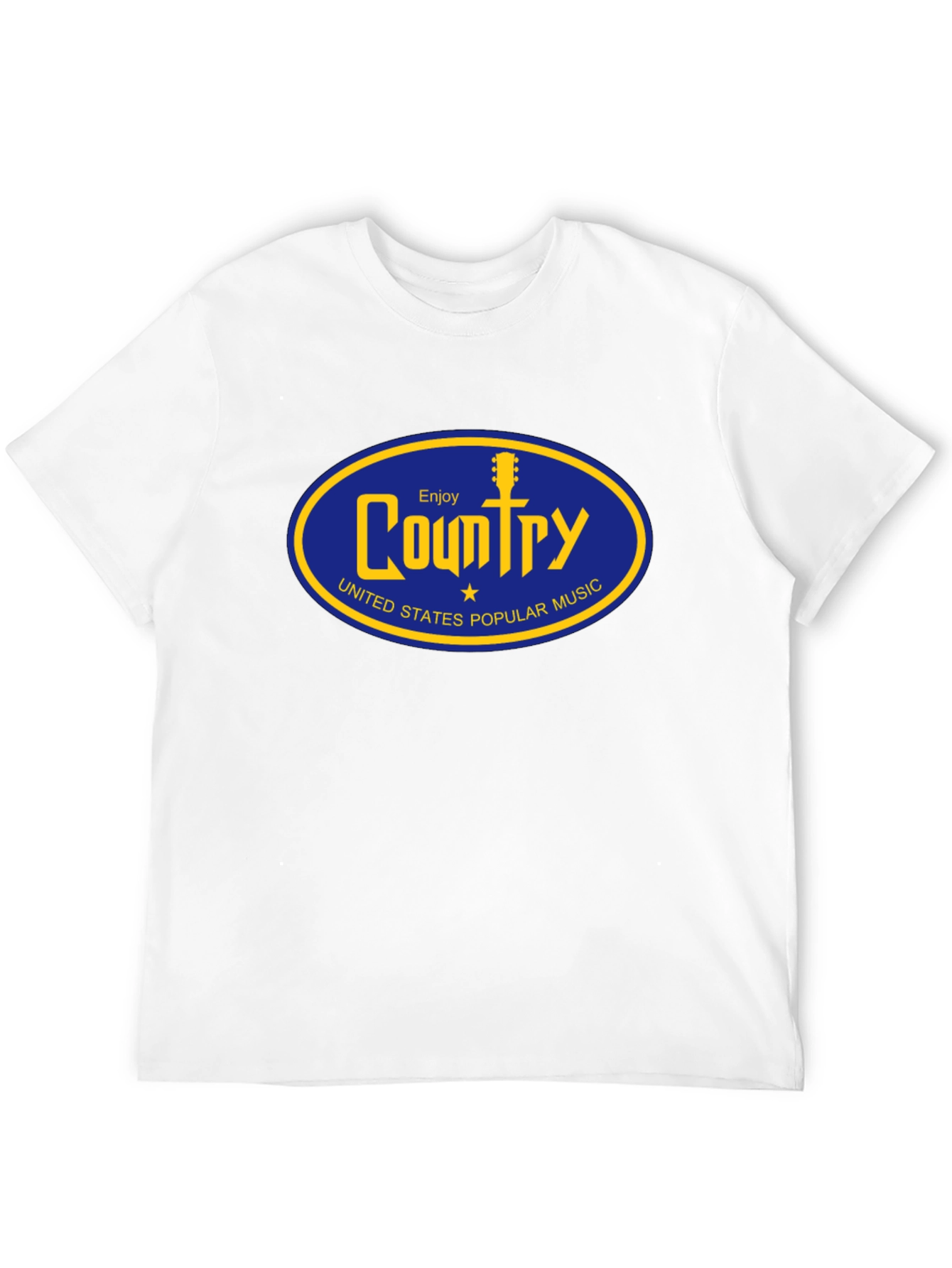 Camiseta Negra Country Music Retro