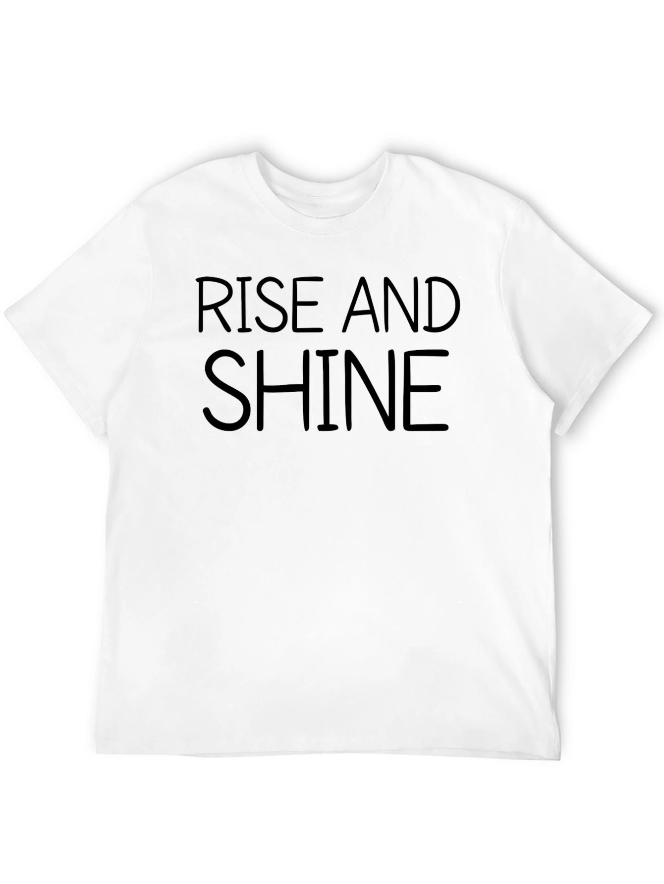 Camiseta Negra Levántate y Brilla