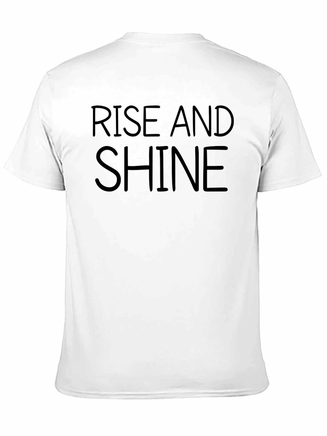 Camiseta Negra Levántate y Brilla