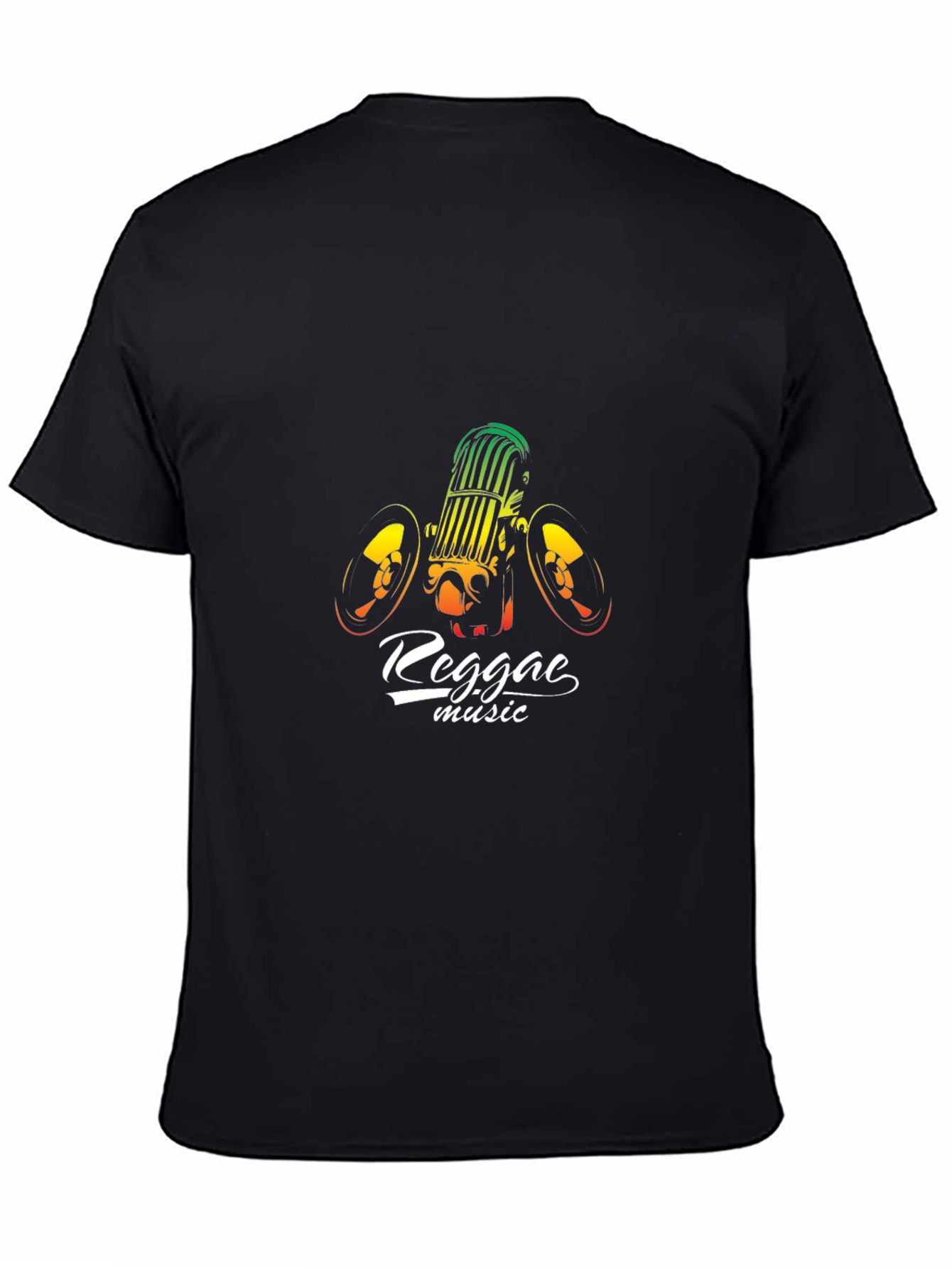 Camiseta Negra Reggae Music