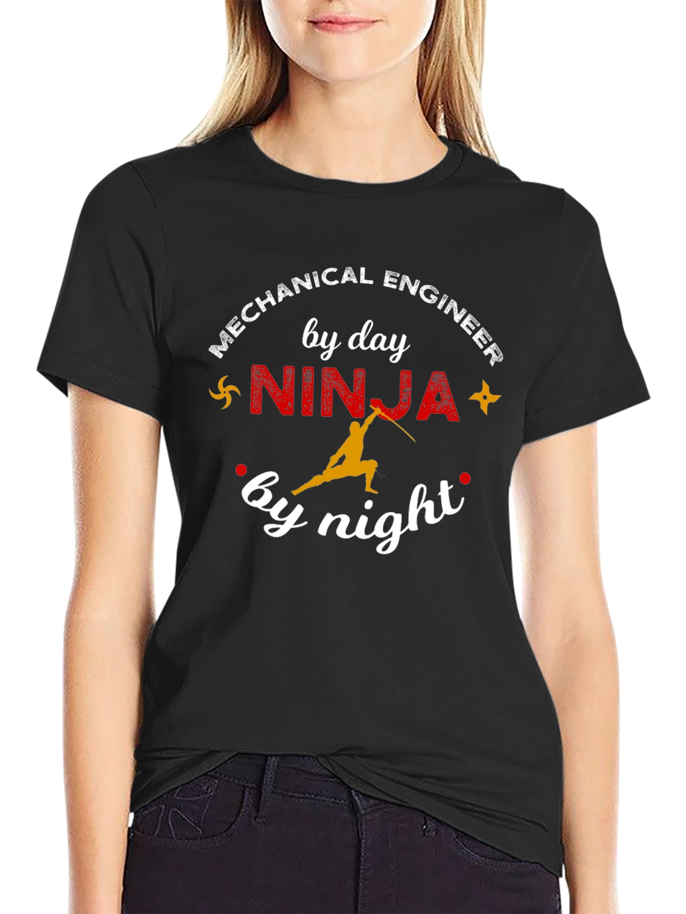 Camiseta Ingeniero Mecánico Ninja