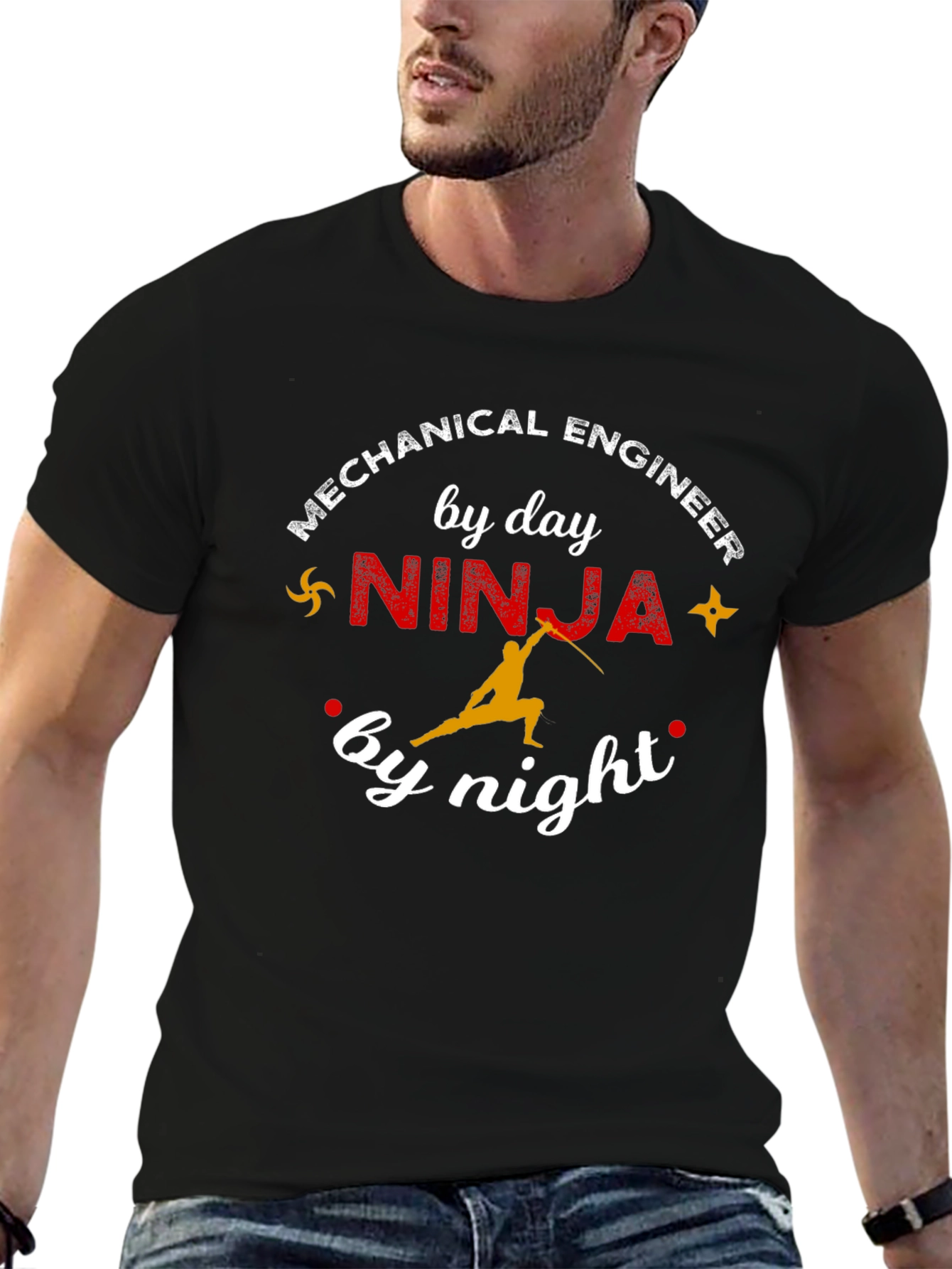 Camiseta Ingeniero Mecánico Ninja
