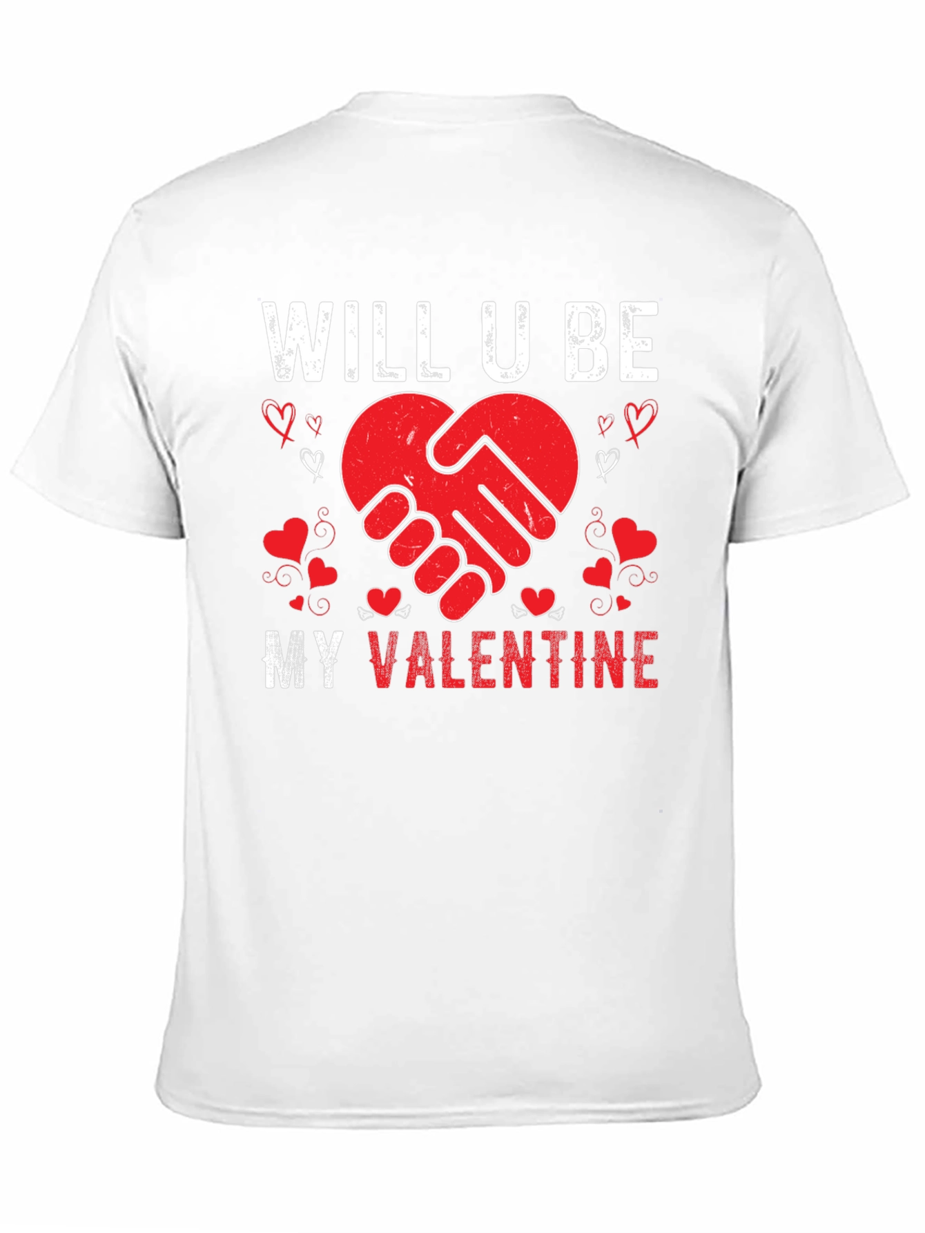 Camiseta Negra San Valentín ¿Serás mi Valentín?
