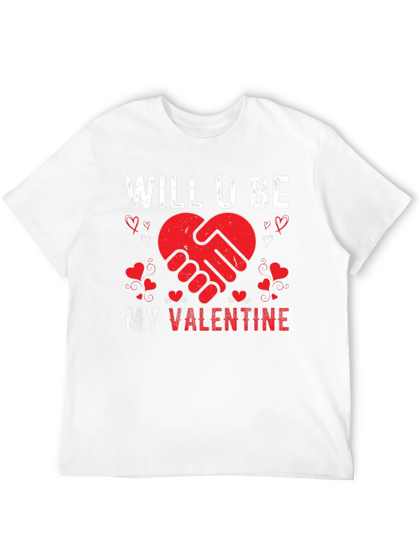 Camiseta Negra San Valentín ¿Serás mi Valentín?