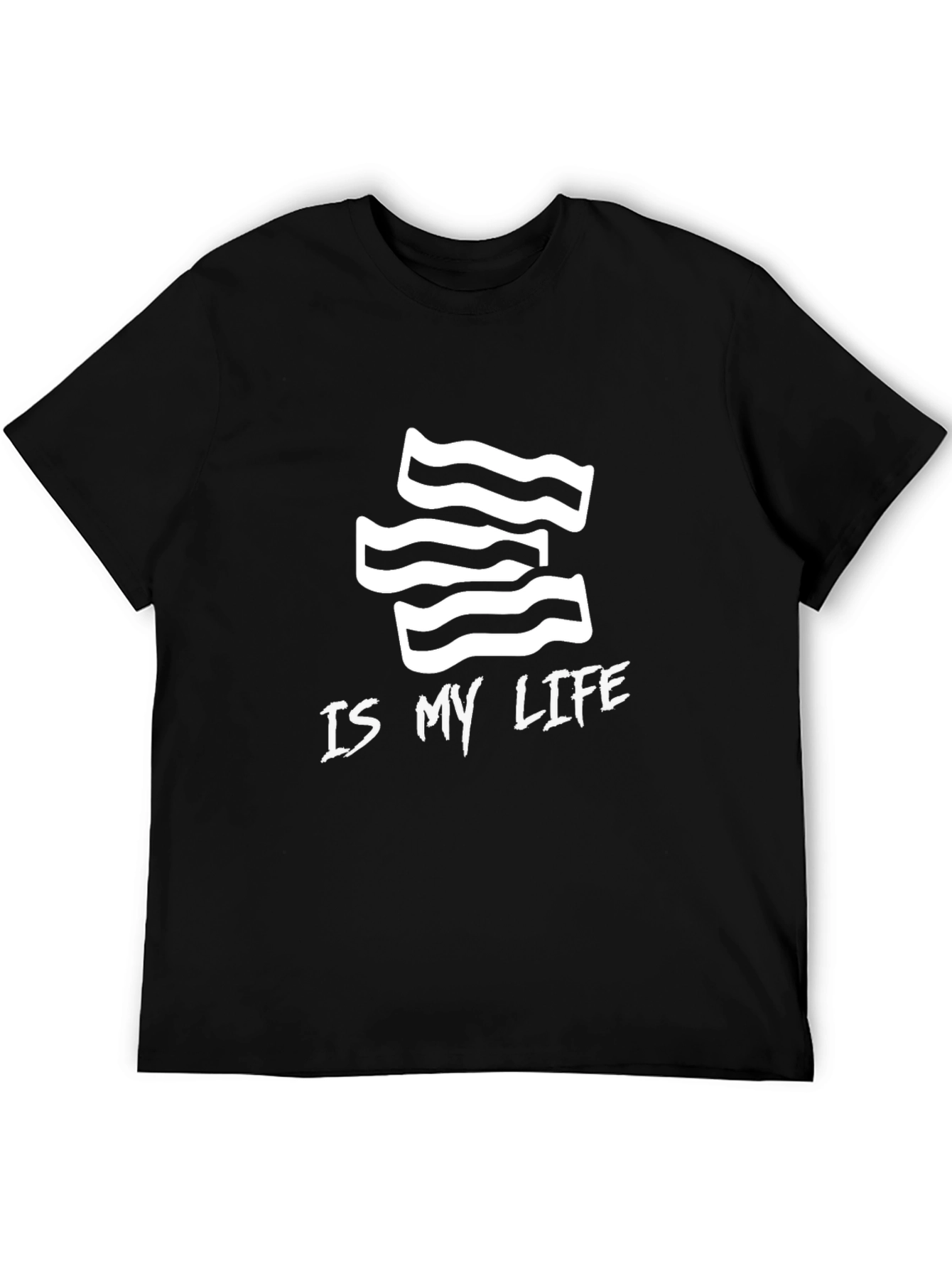 Camiseta Negra Bacon Is My Life